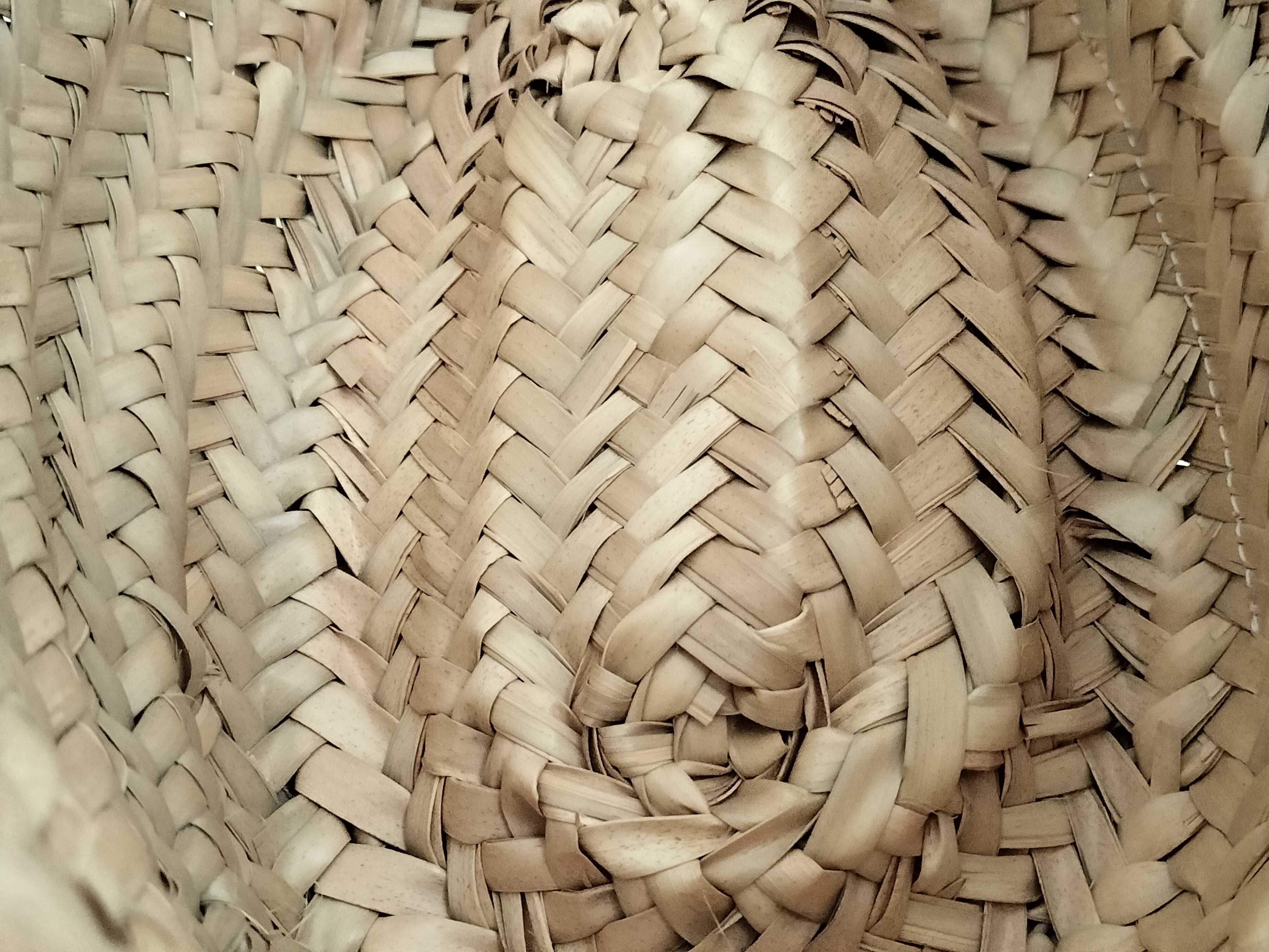 Anagram Basket Handbag, Brown — view 14