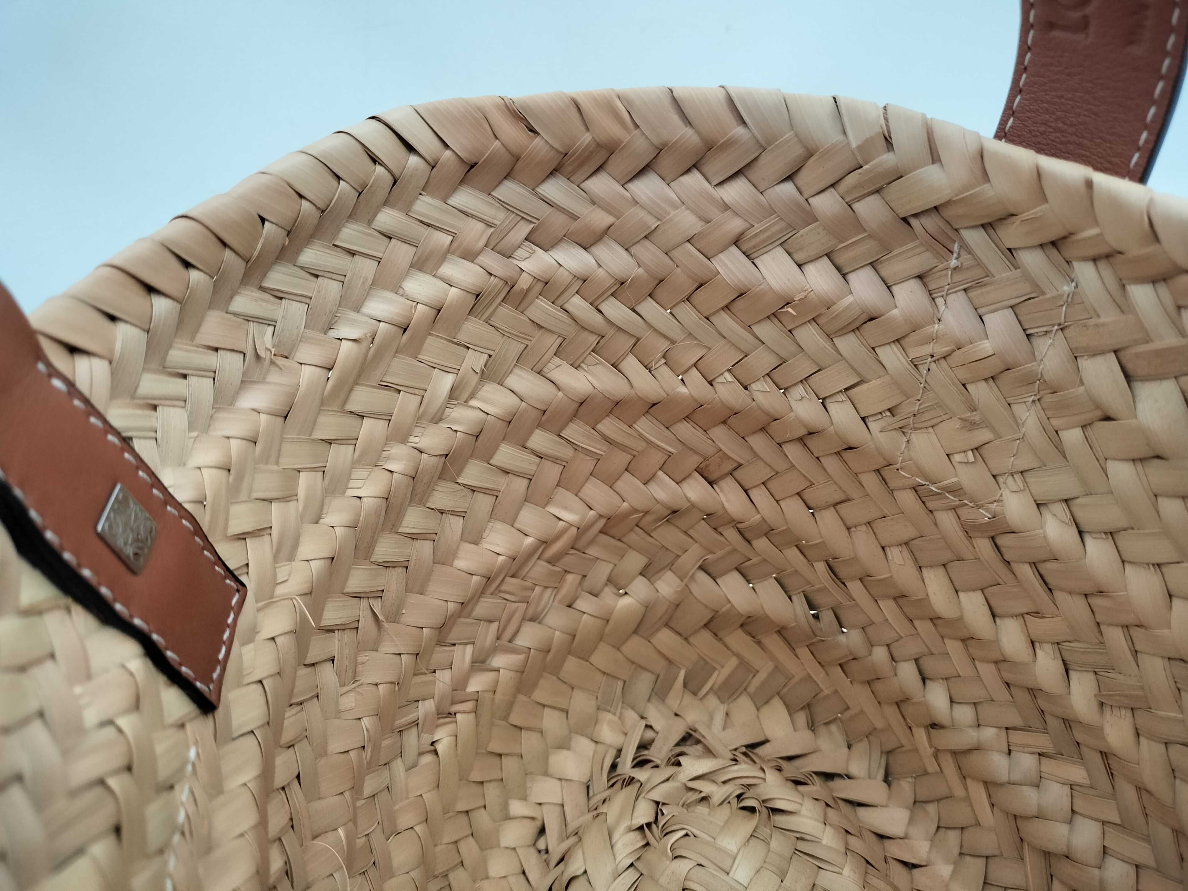 Anagram Basket Handbag, Brown — view 8