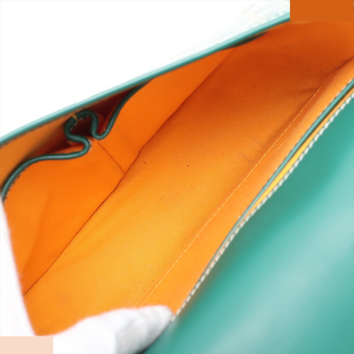 Belvedere PM PVC x Leather Shoulder Bag, Green — view 6