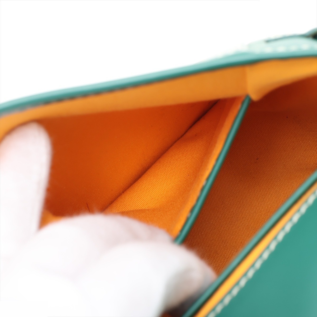 Belvedere PM PVC x Leather Shoulder Bag, Green — view 7