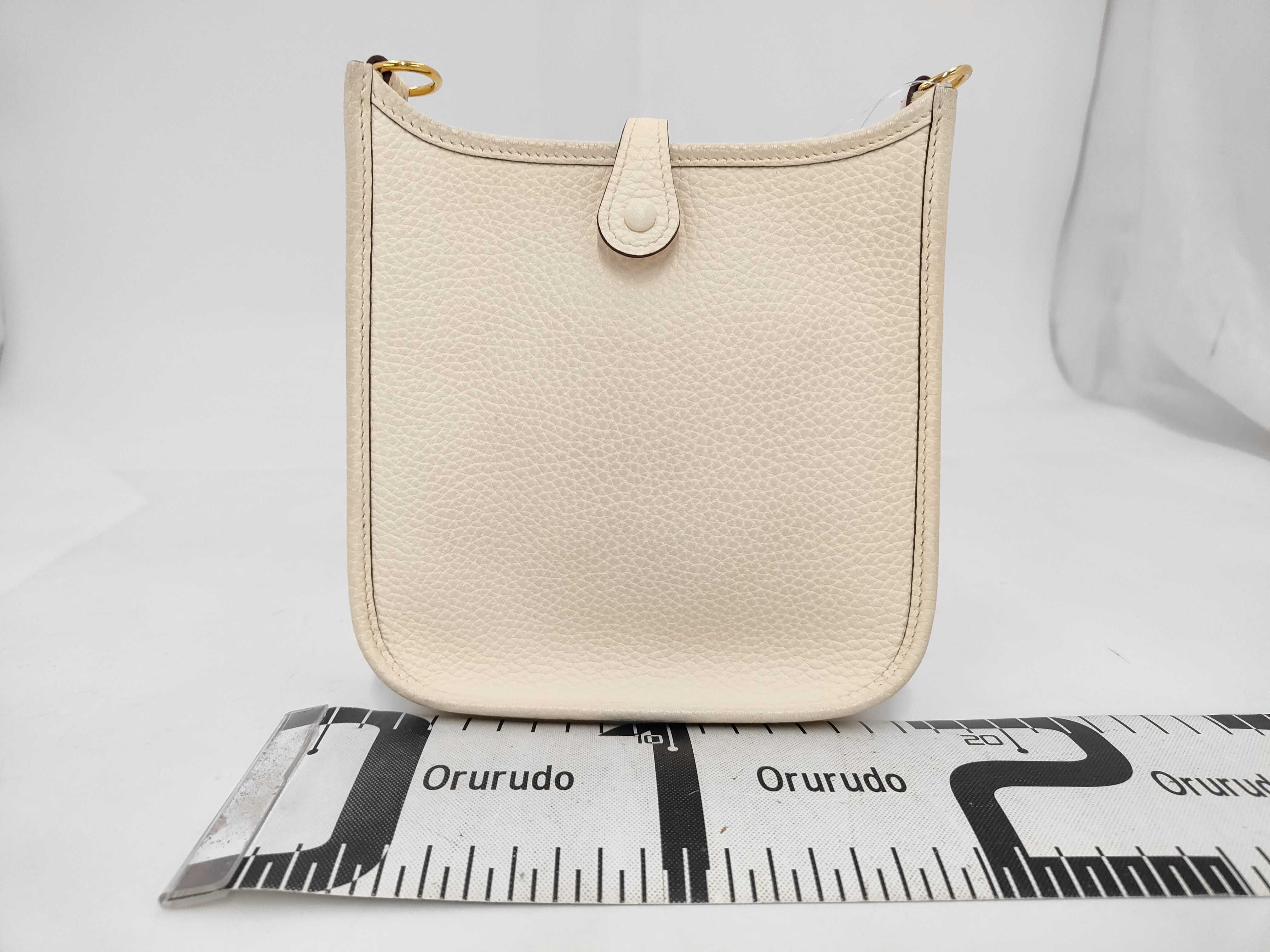 Evelyne TPM Leather Shoulder Bag (Z stamp, Ivory, missing shoulder strap) — view 2