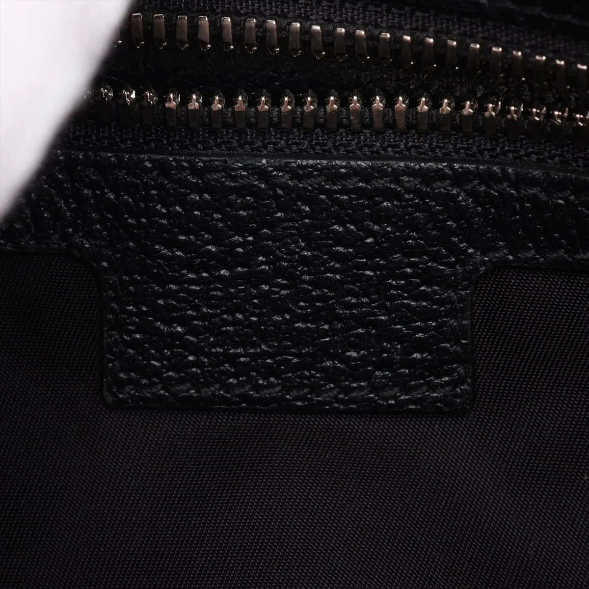 Off the Grid Nylon x Leather Body Bag, Black 631341 — view 9