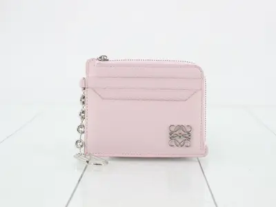 Anagram coin card case, unused, pink.