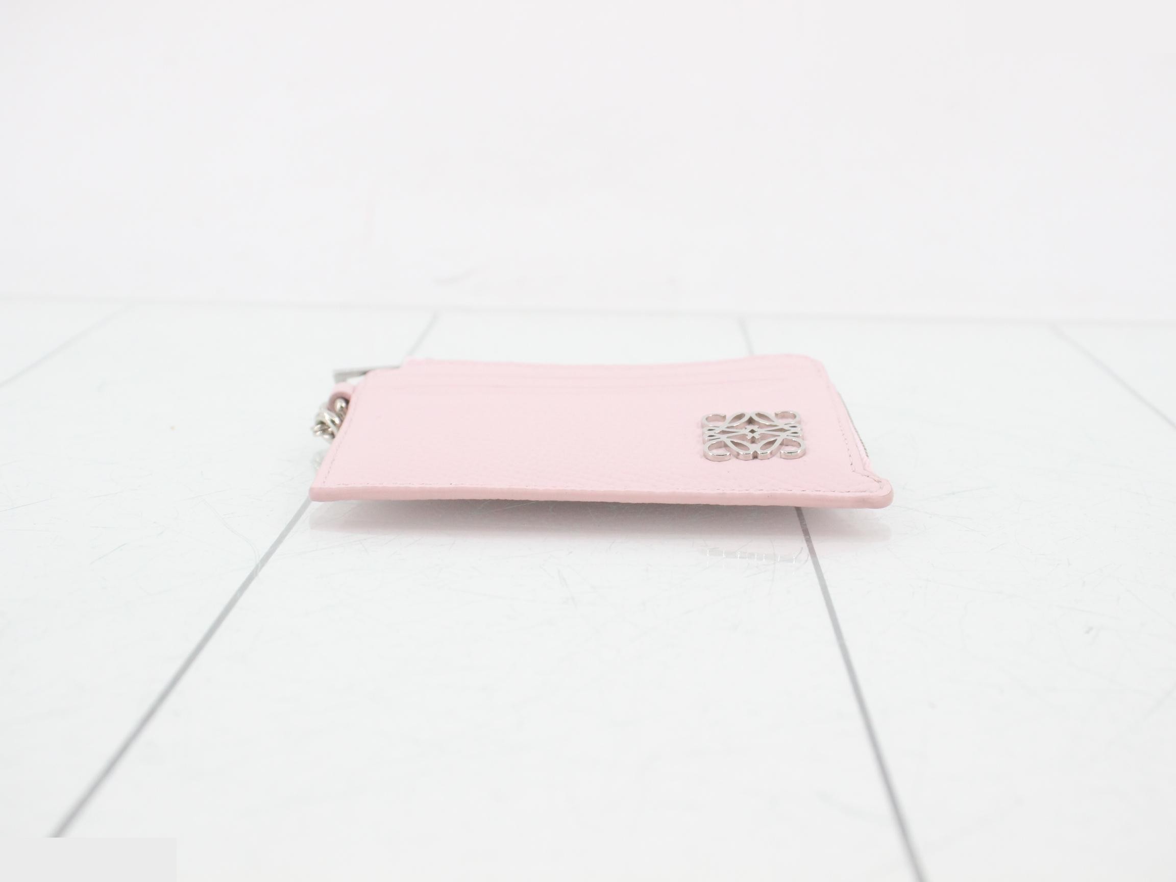 Anagram coin card case, unused, pink. — view 3