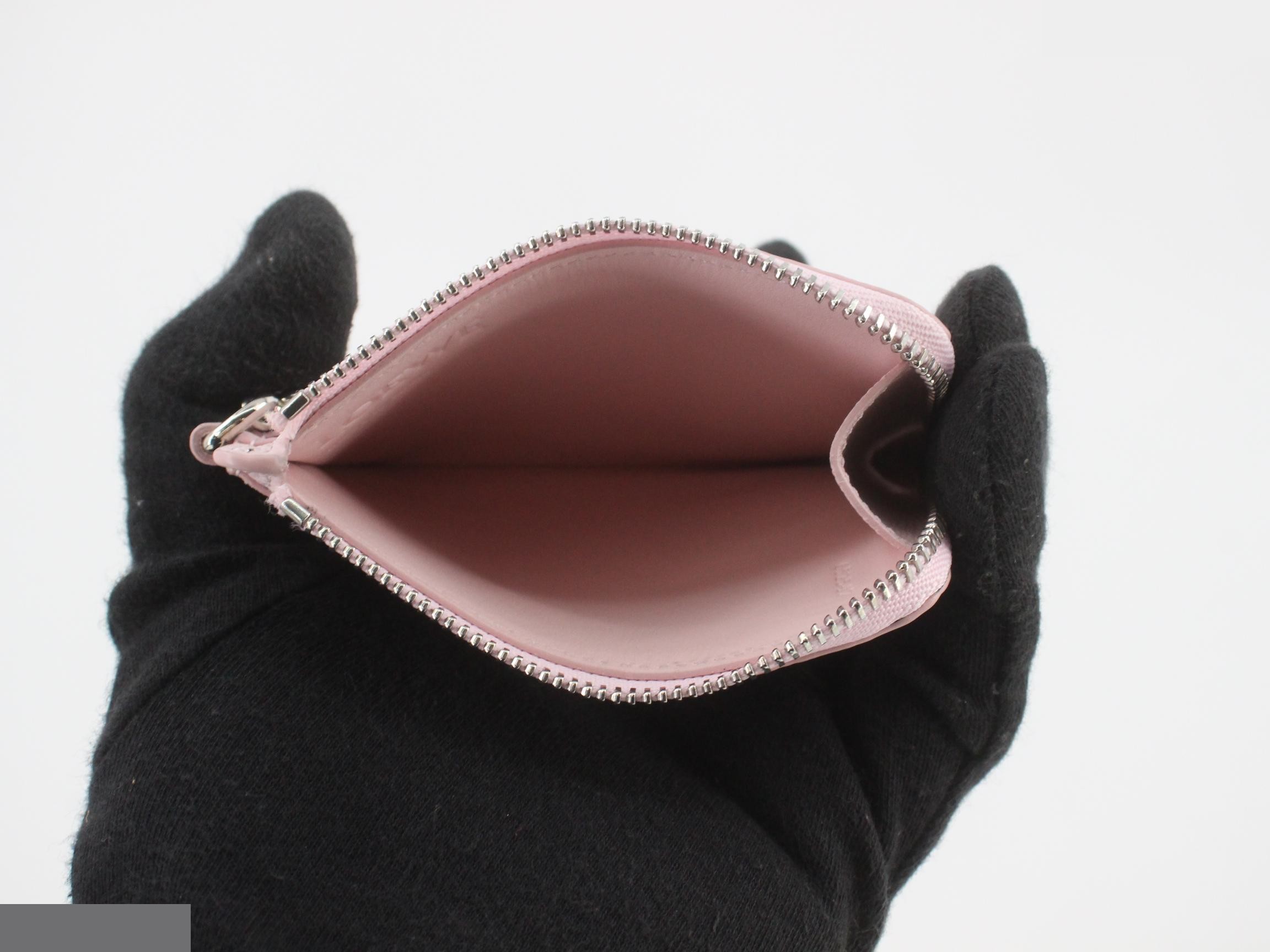 Anagram coin card case, unused, pink. — view 4