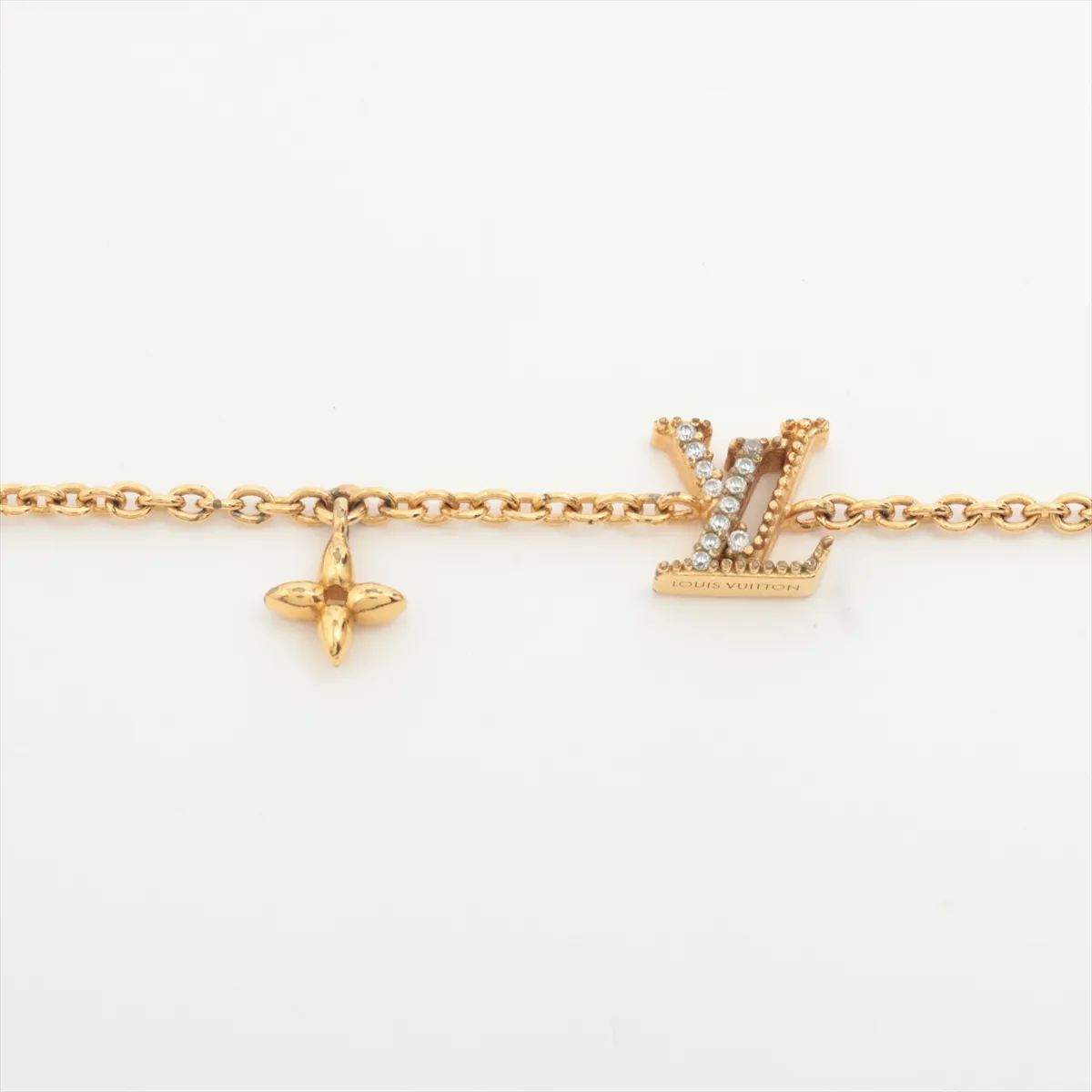 M00587 Bracelet LV Iconic VA2282 Bracelet GP x Rhinestone Gold — view 2