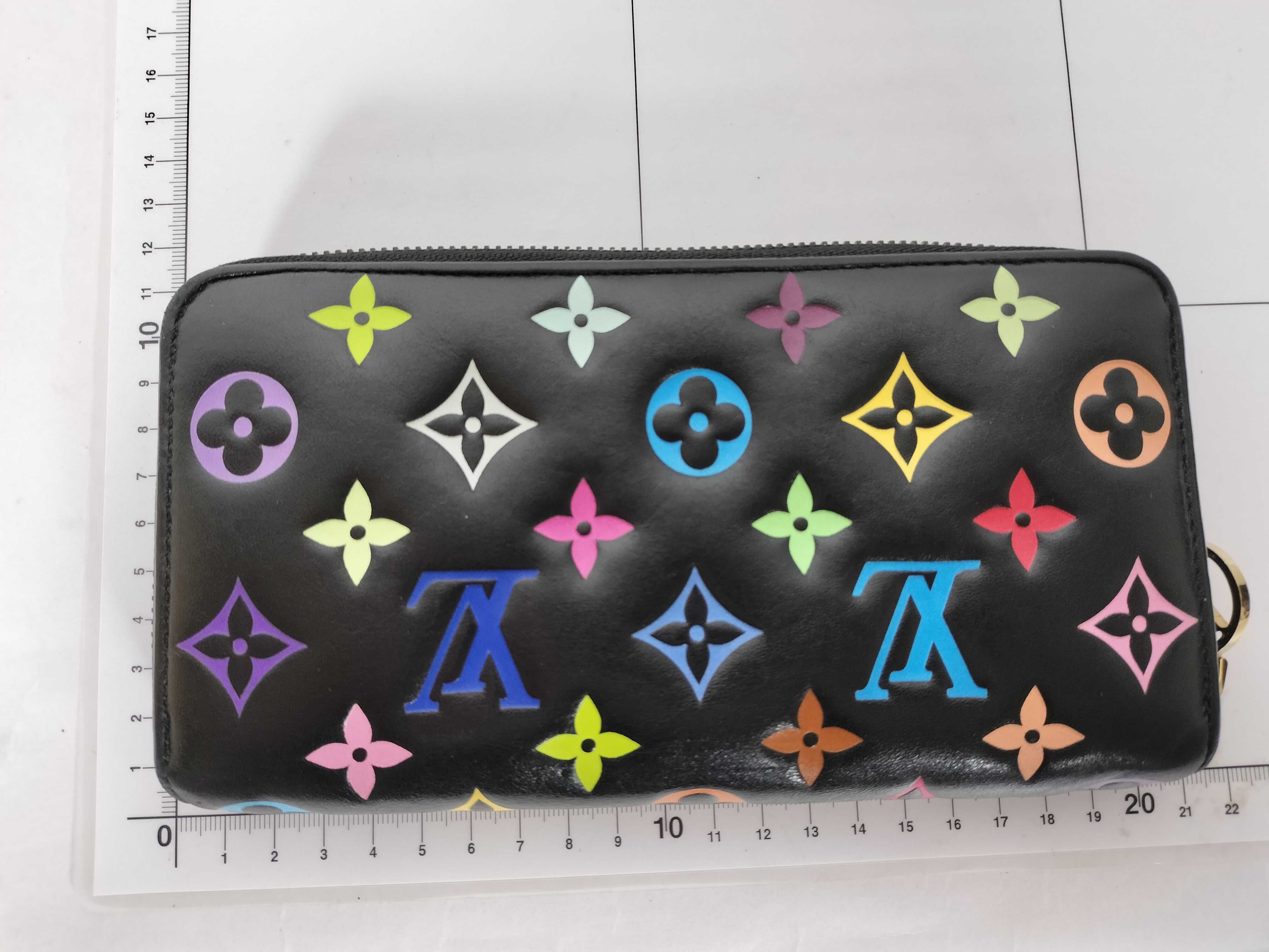 Monogram Multicolor LV Takashi Murakami Zippy Wallet M14096 — view 2