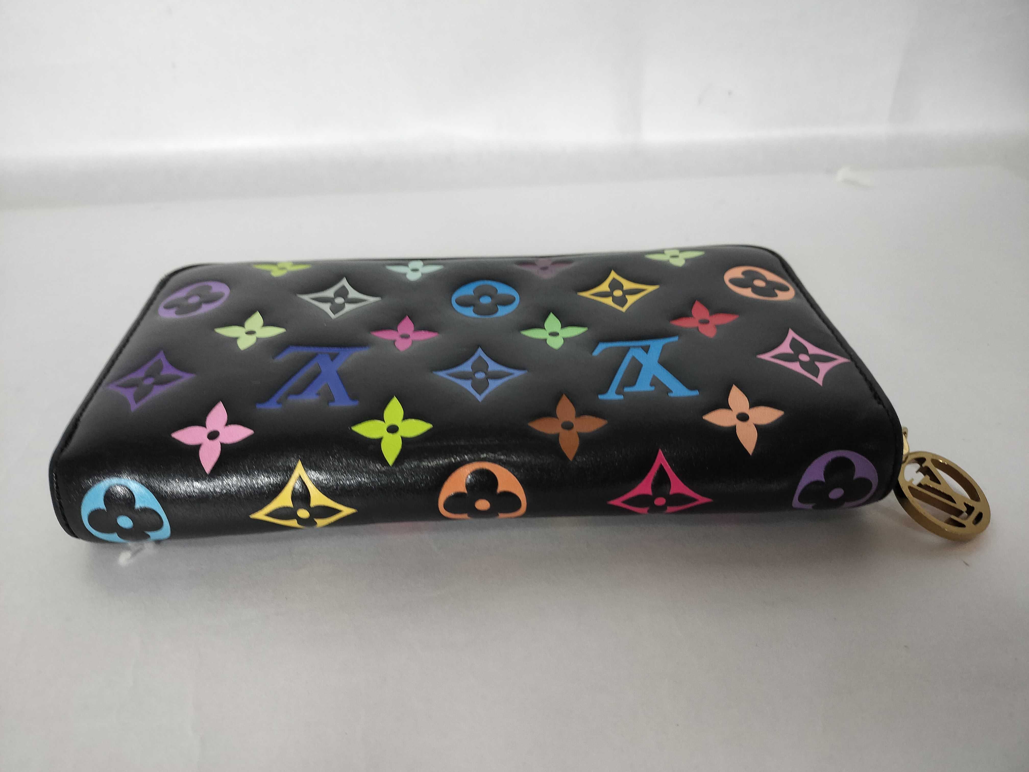 Monogram Multicolor LV Takashi Murakami Zippy Wallet M14096 — view 4