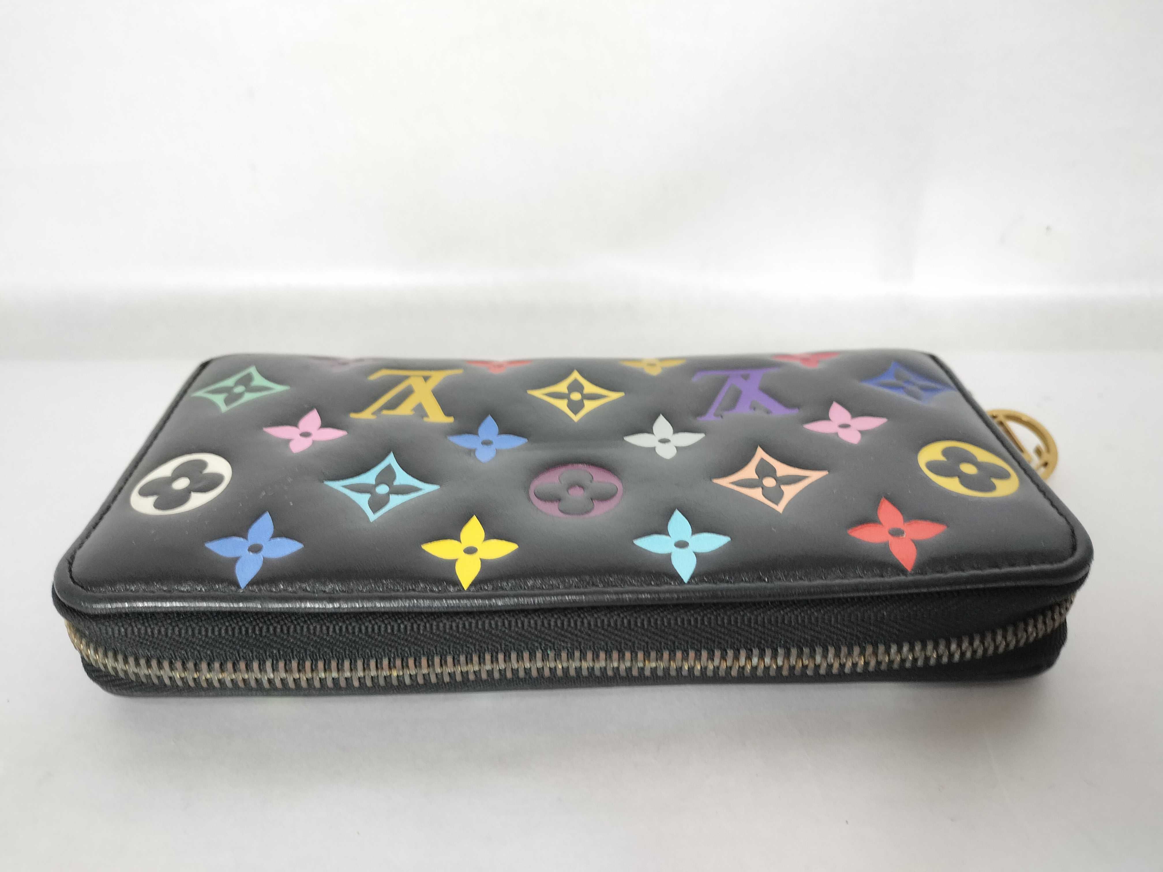 Monogram Multicolor LV Takashi Murakami Zippy Wallet M14096 — view 5