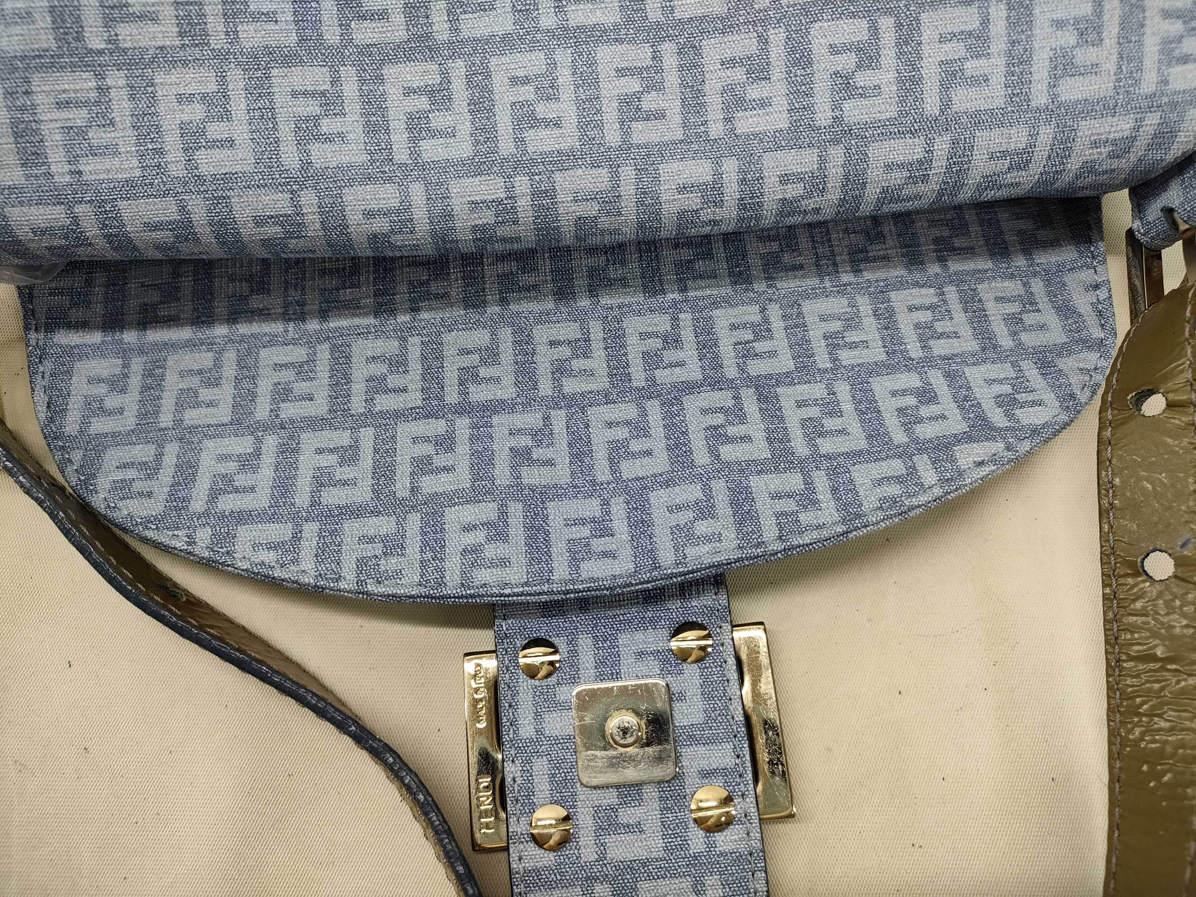 Zucca pattern Fendi Zucchino handbag Mamma Bucket handbag — view 8