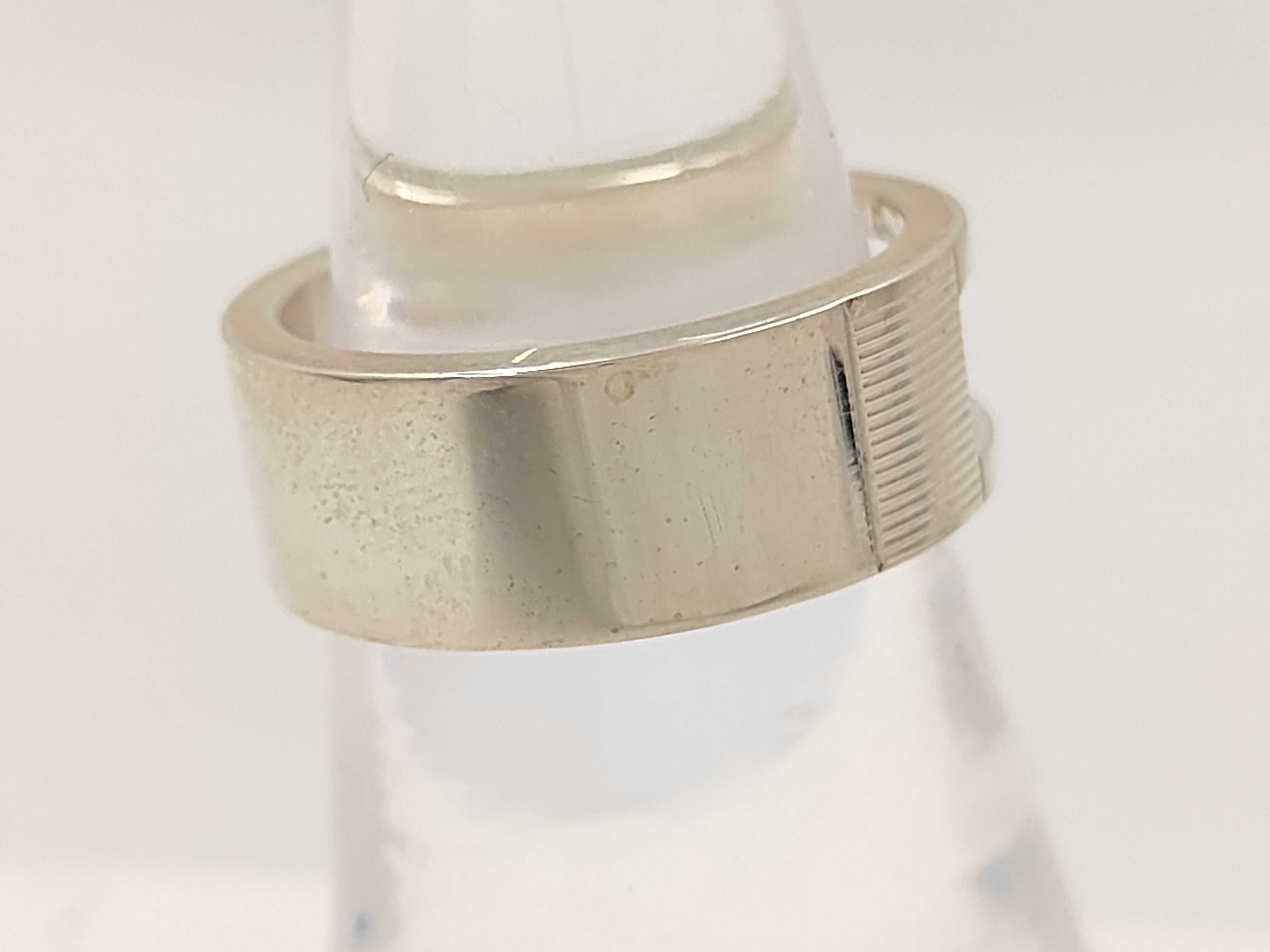 Branded G Ring, Cutout Design, SV925, Size 13.5, Silver Ring — view 3