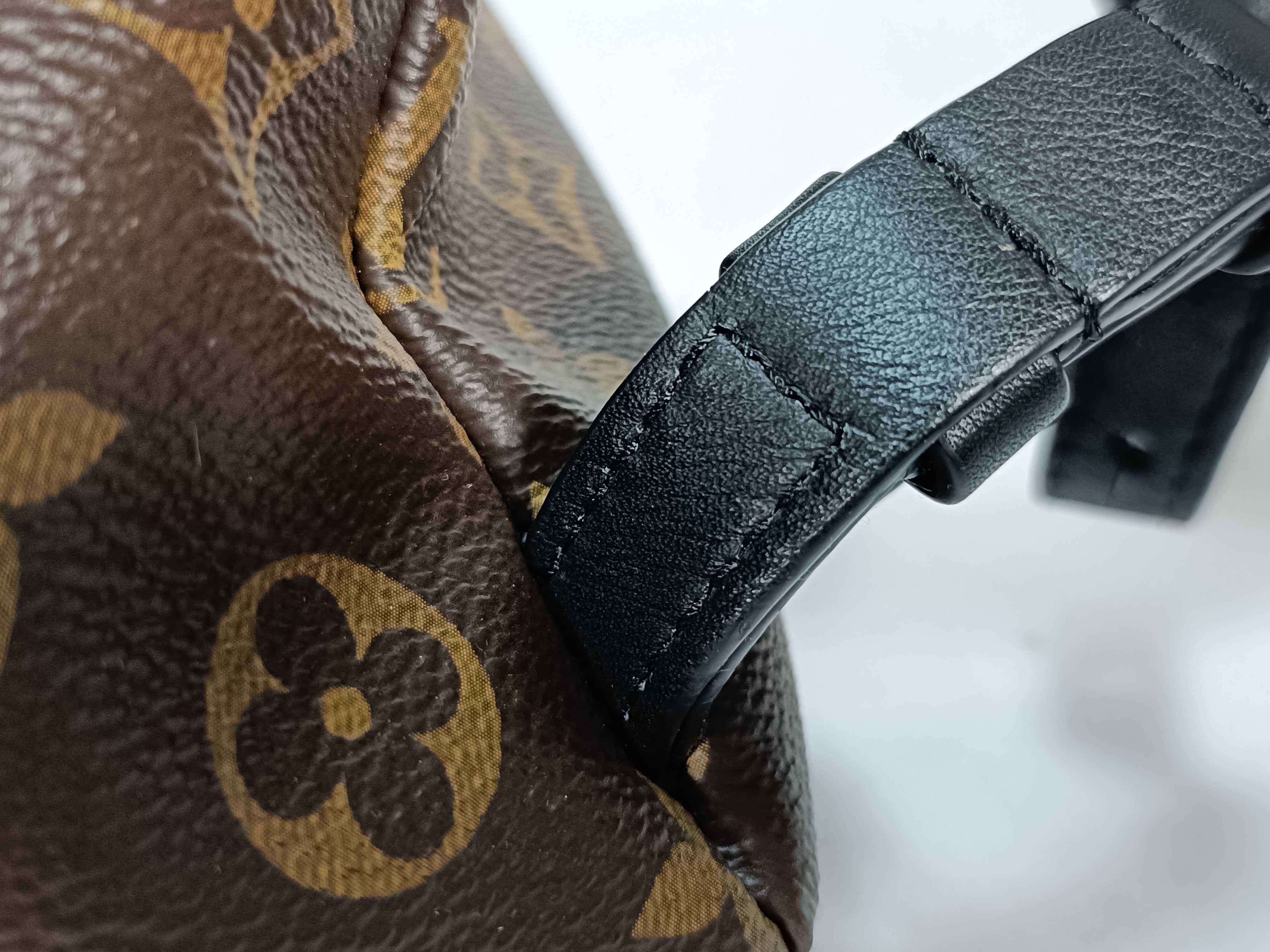 Monogram Palm Springs Brown Monogram Small Backpack — view 13