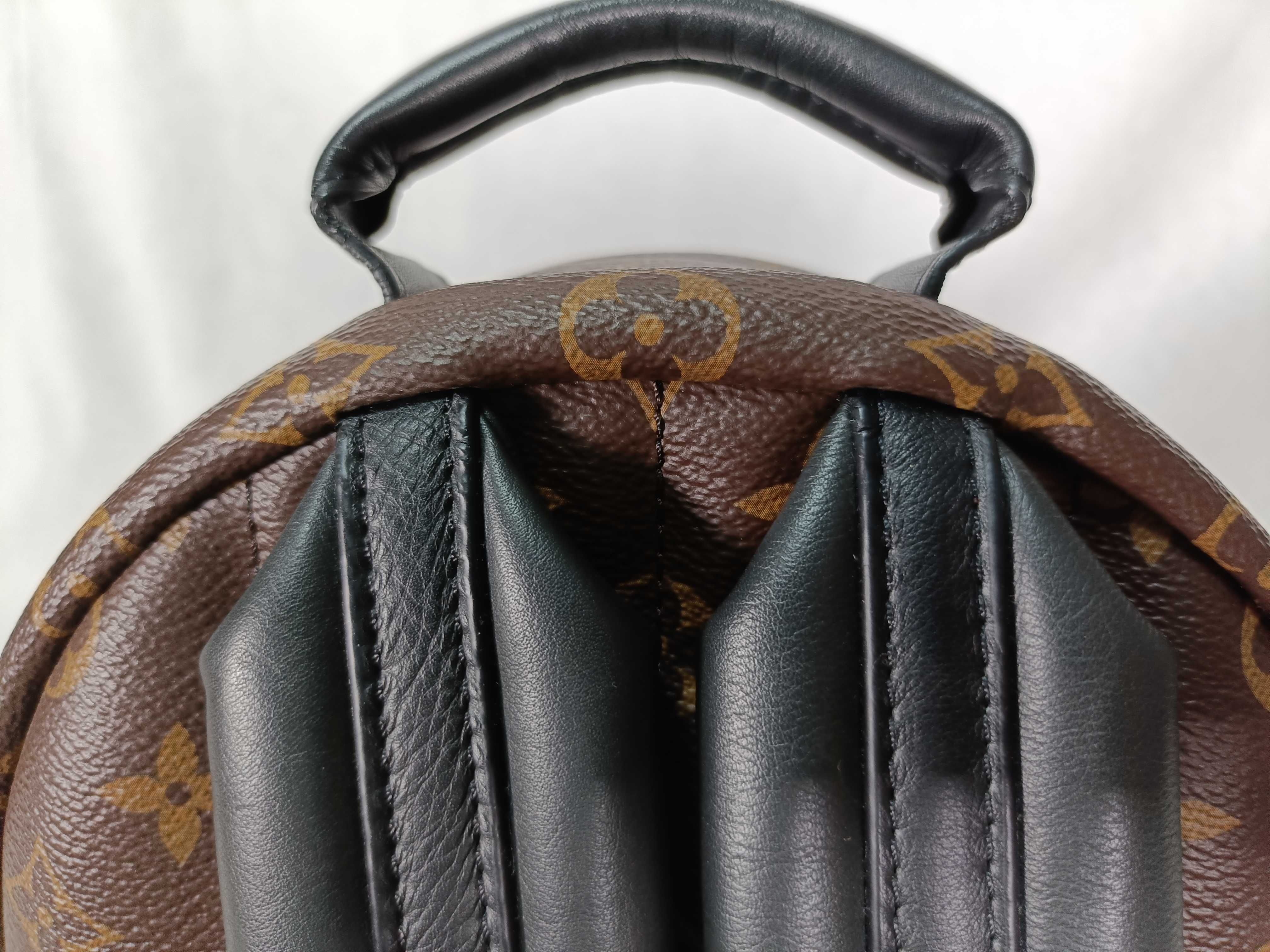 Monogram Palm Springs Brown Monogram Small Backpack — view 15