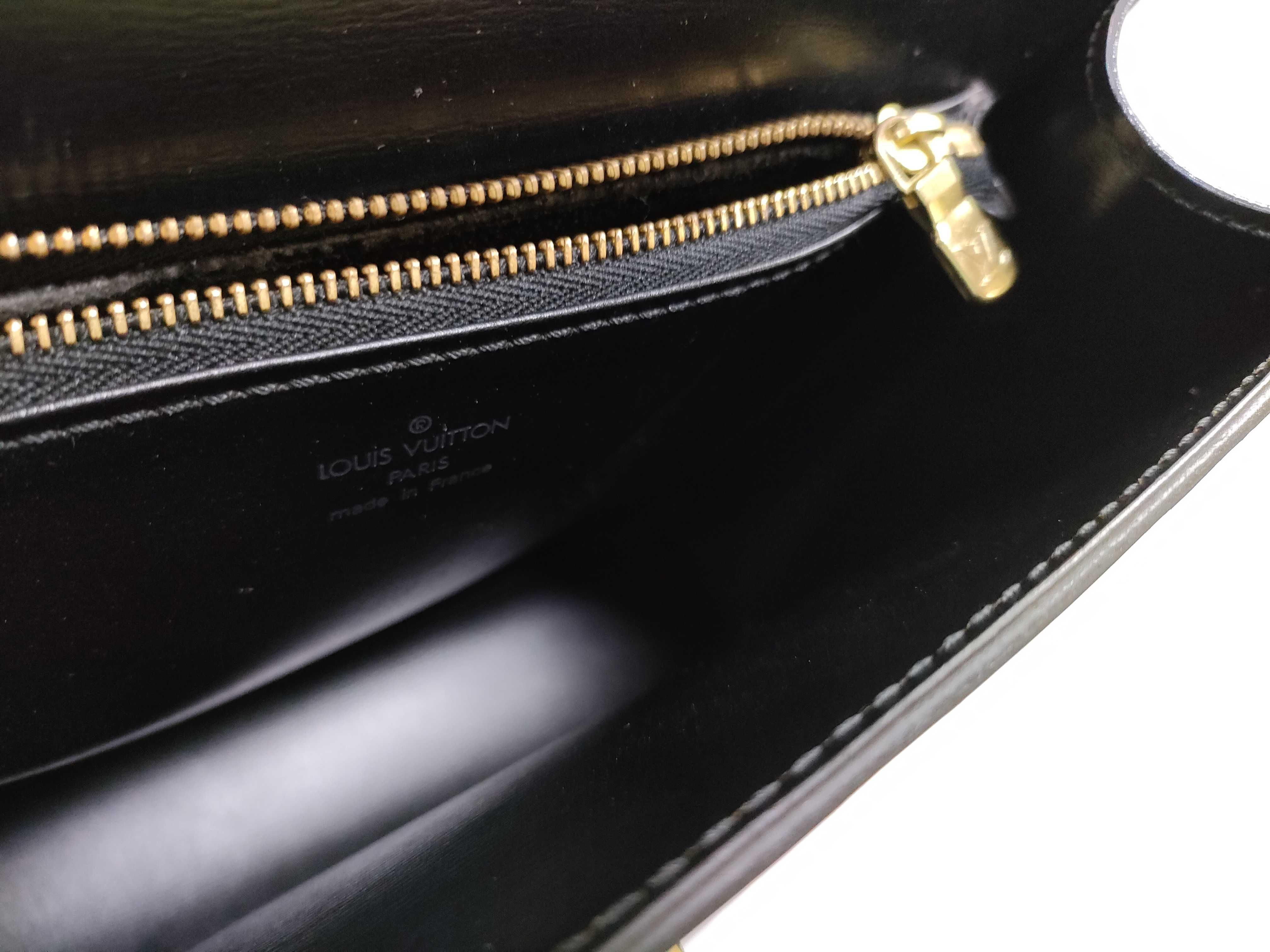 Epi M52372 LV Malesherbes Epi Noir Handbag — view 8