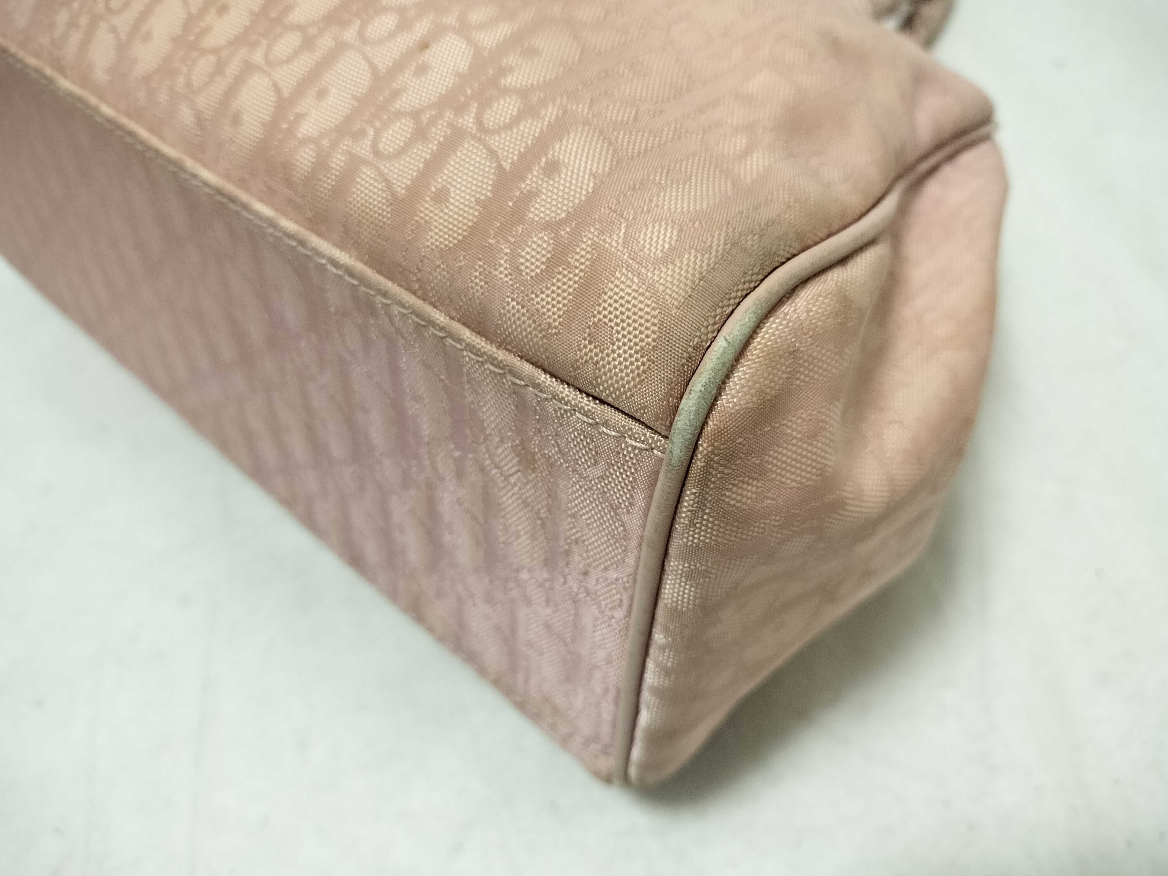 Trotter Lovely Trotter Oblique Jacquard D-shaped Hardware Pink Handbag — view 6