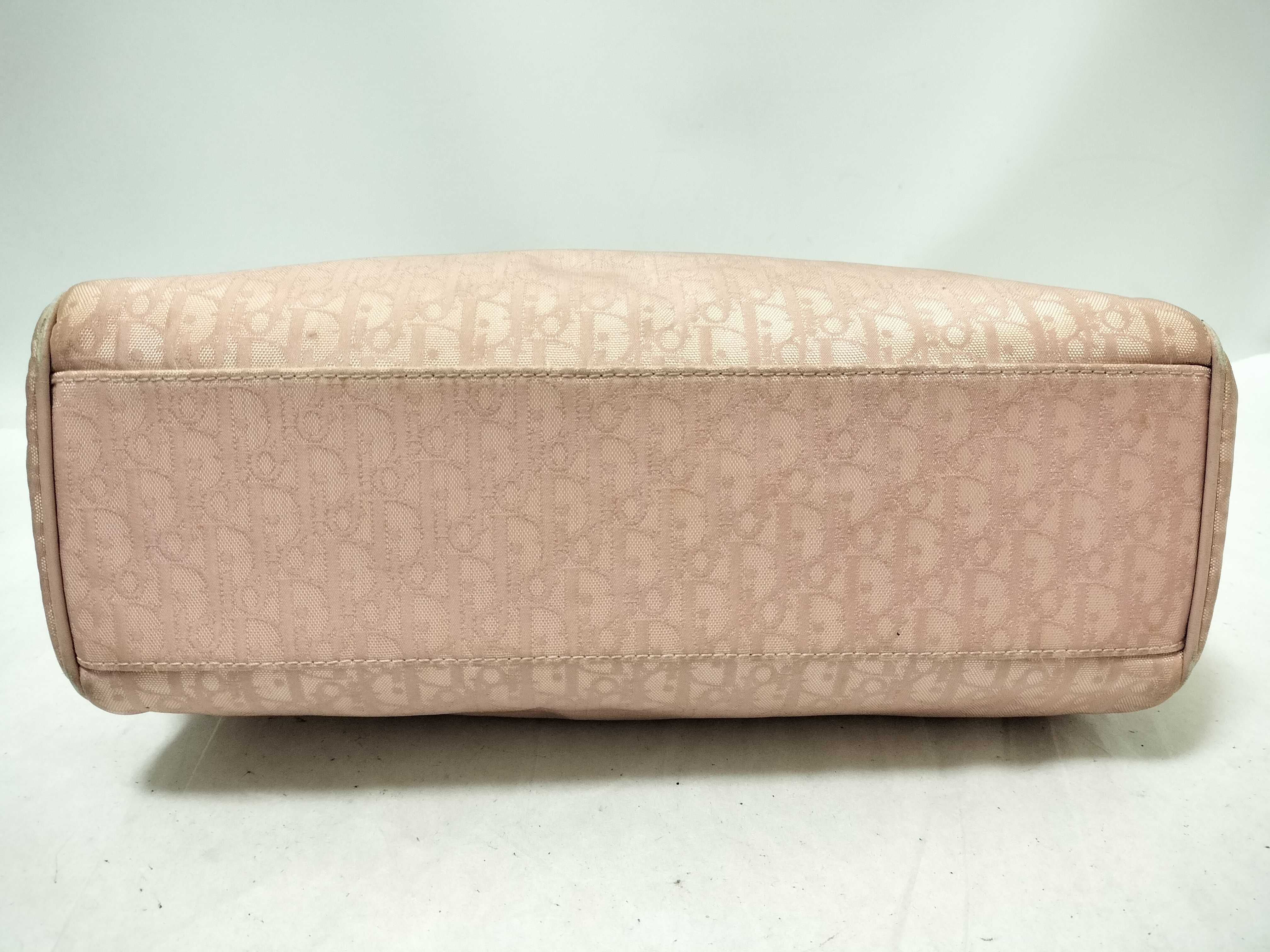 Trotter Lovely Trotter Oblique Jacquard D-shaped Hardware Pink Handbag — view 7