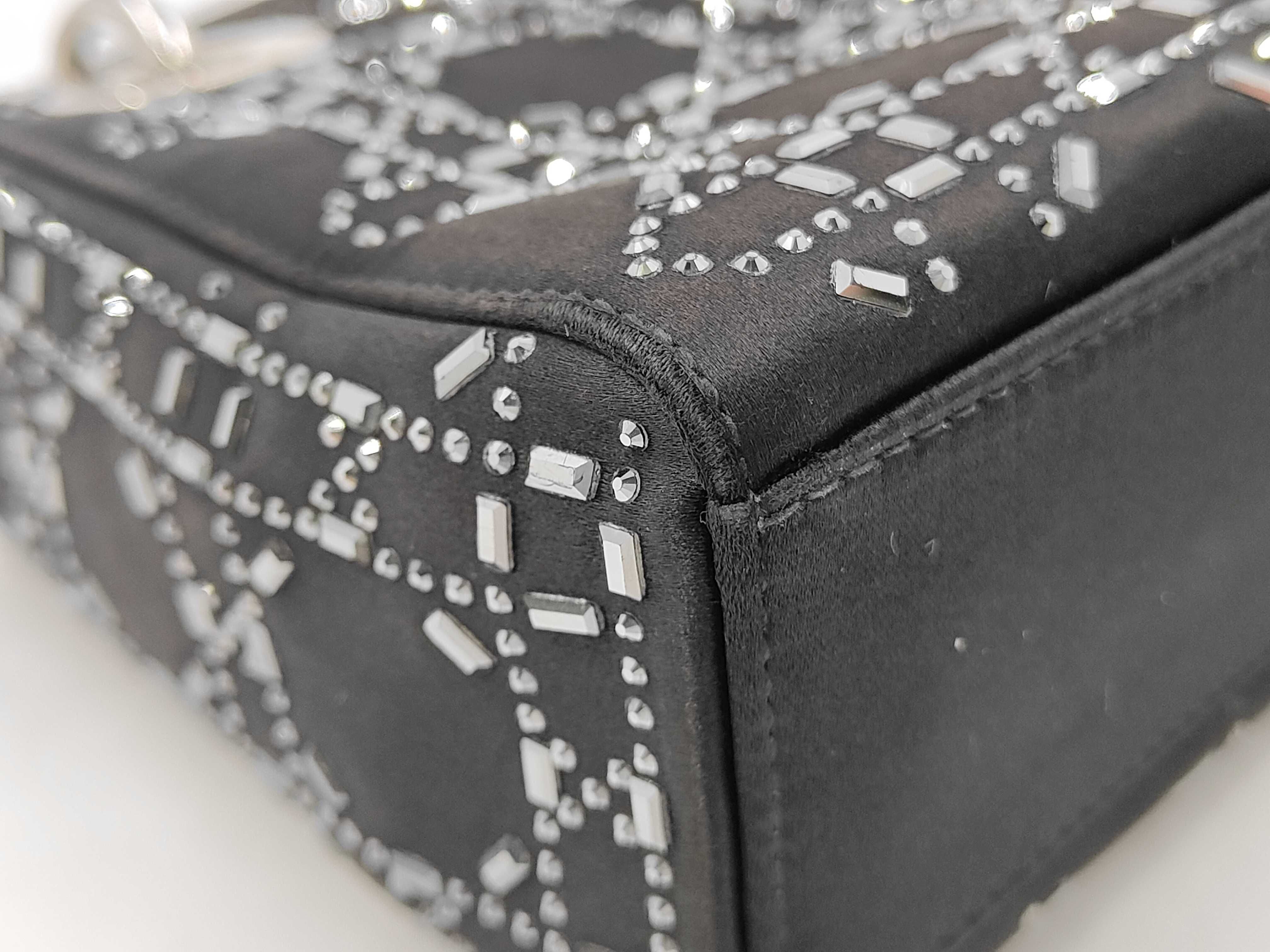 Lady Dior Satin Handbag — view 3