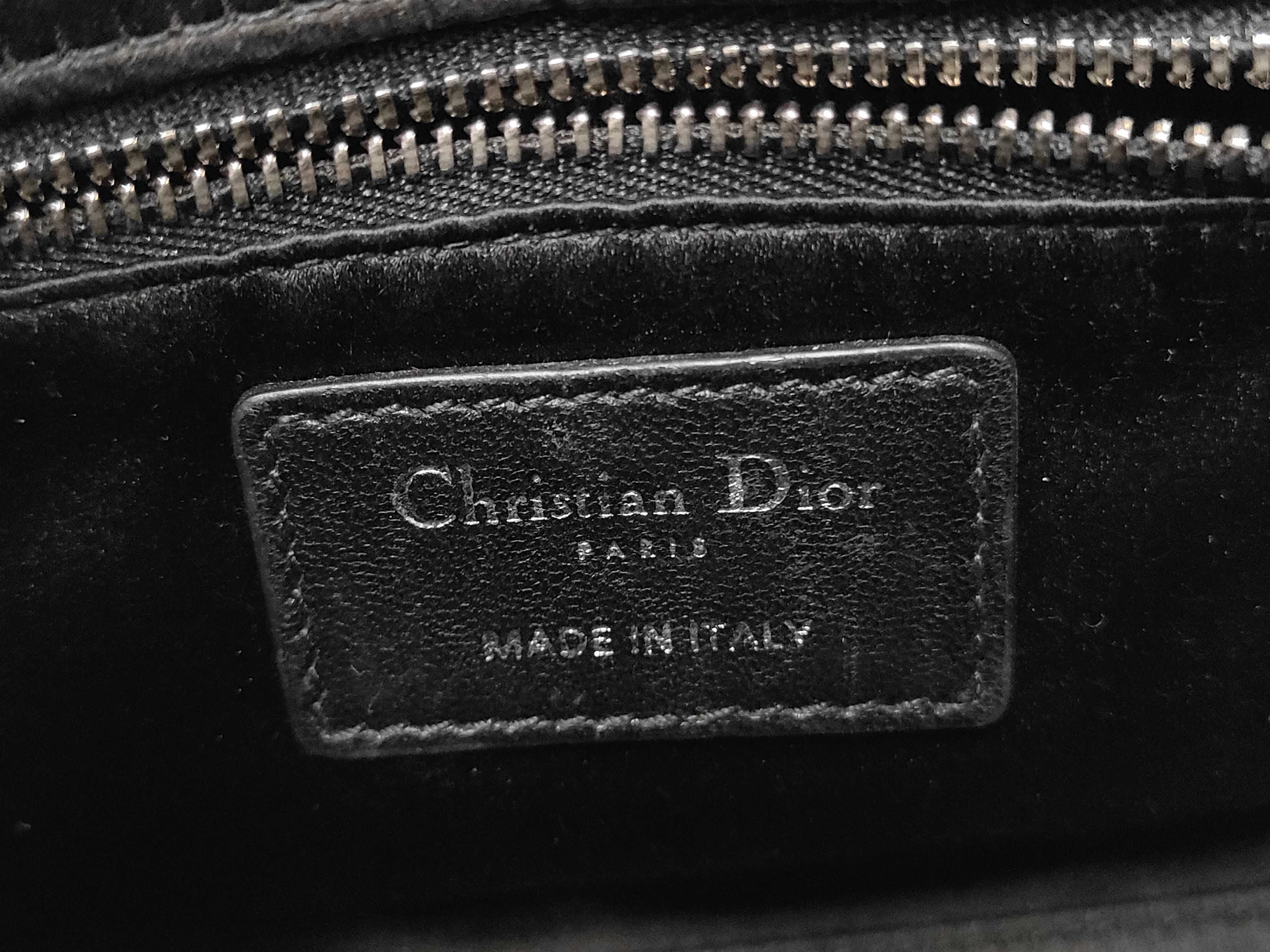 Lady Dior Satin Handbag — view 10