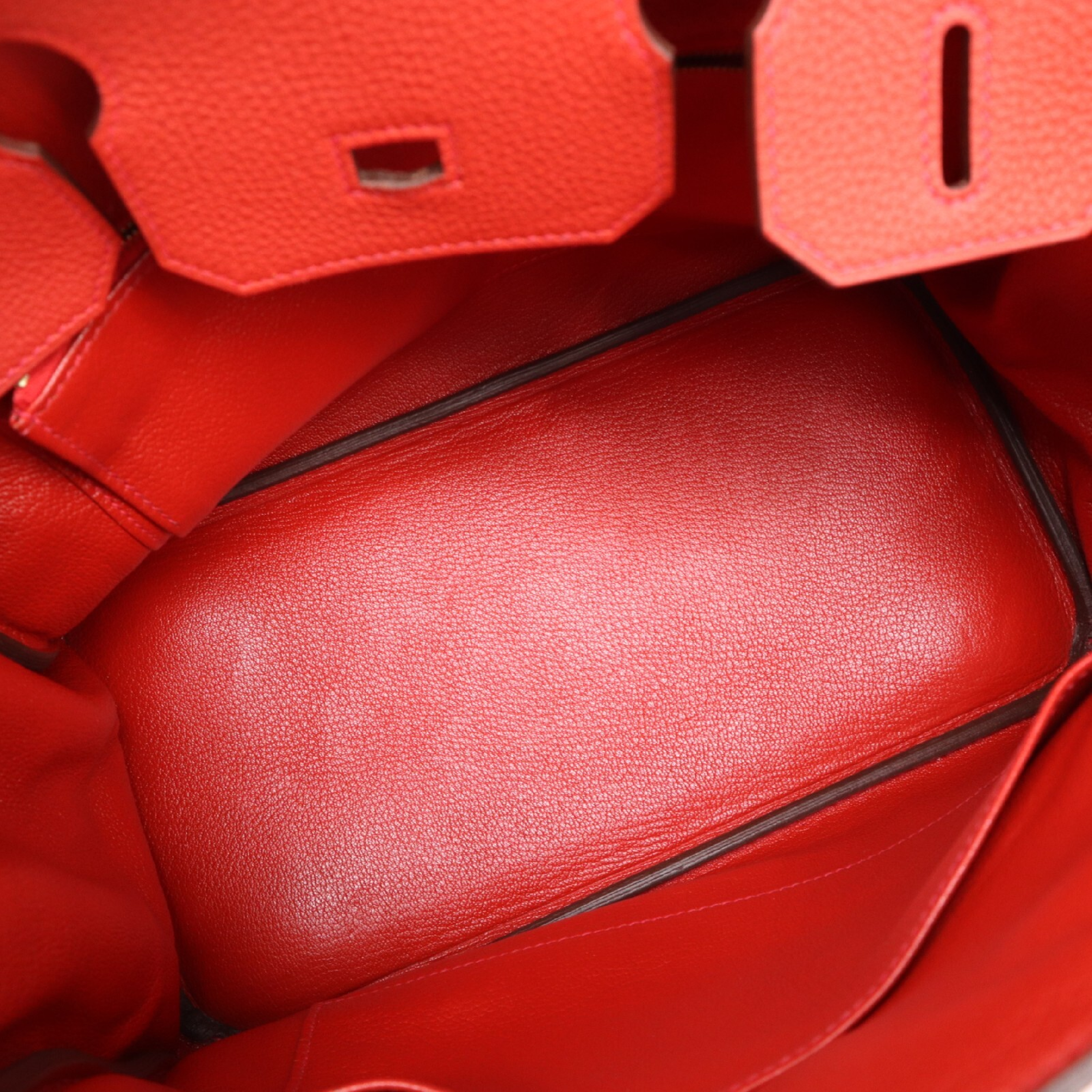 Togo Birkin 30 Rouge Casaque A-stamp handbag — view 11