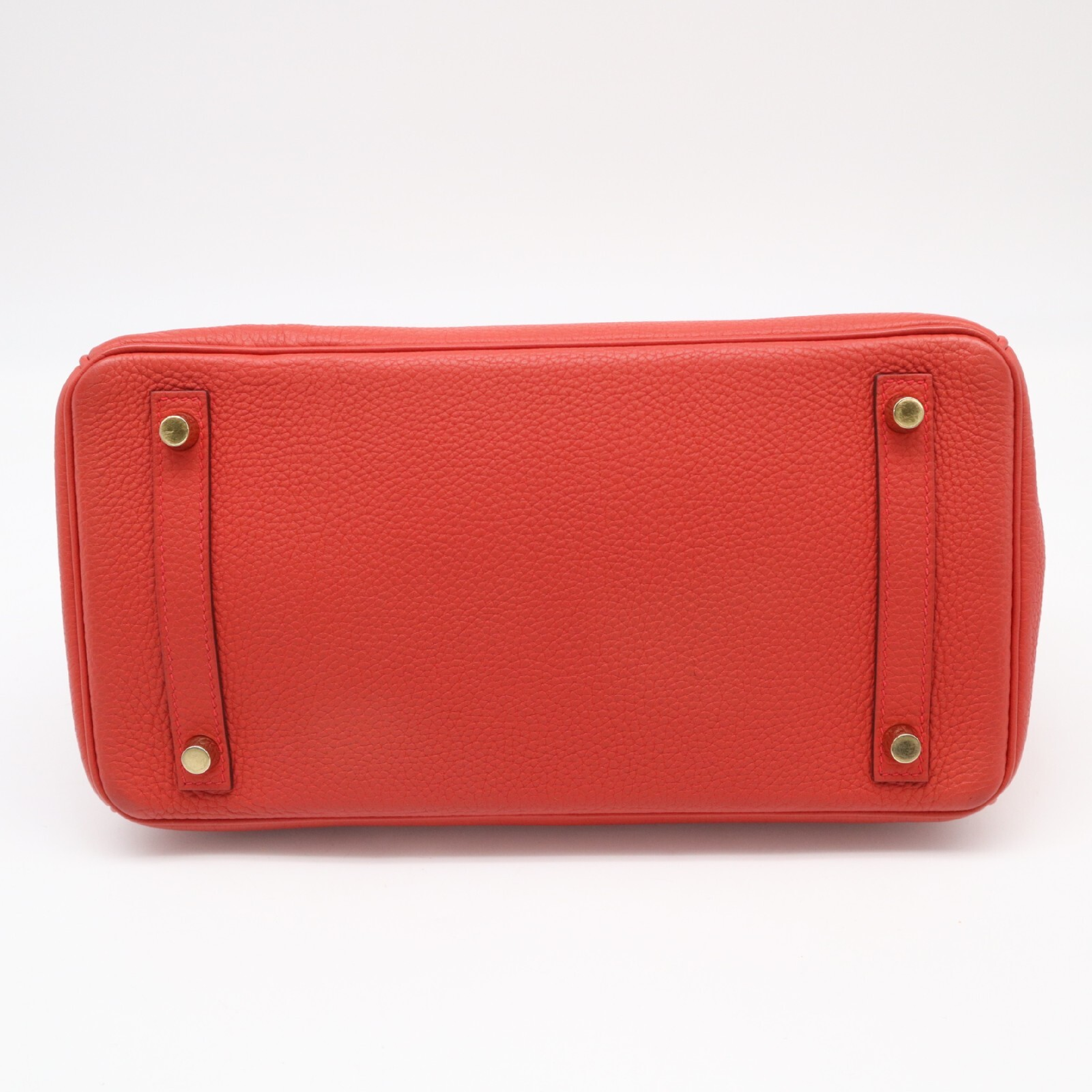 Togo Birkin 30 Rouge Casaque A-stamp handbag — view 6