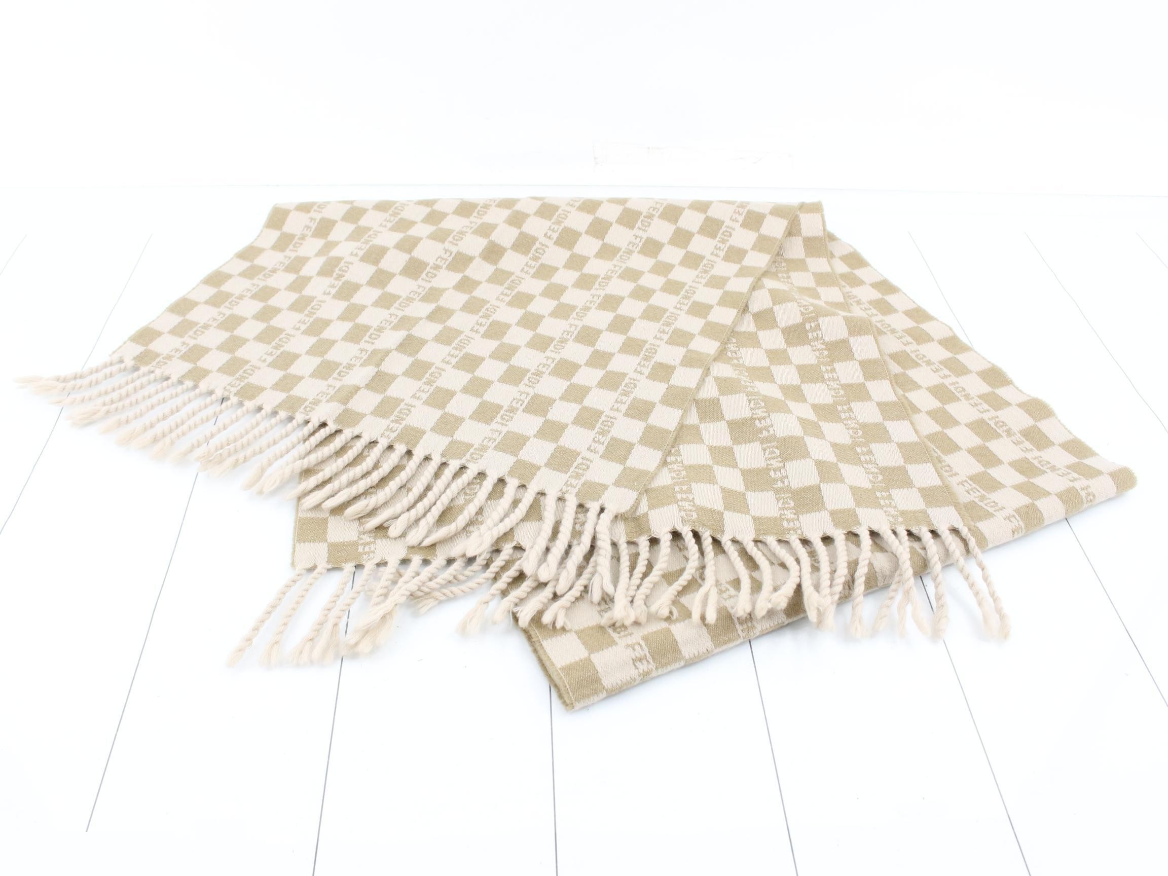 logo scarf with tags — view 2