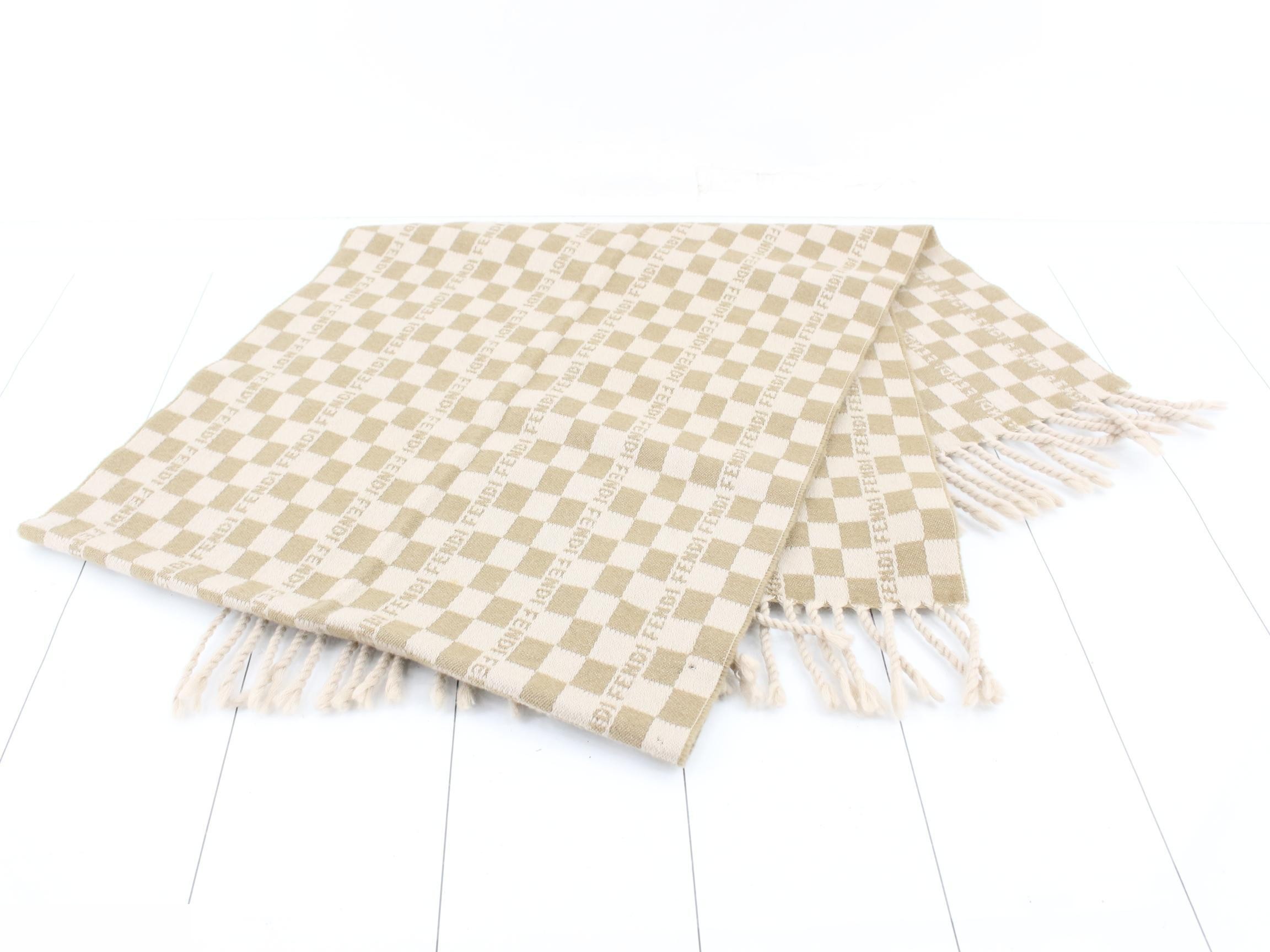 logo scarf with tags — view 3