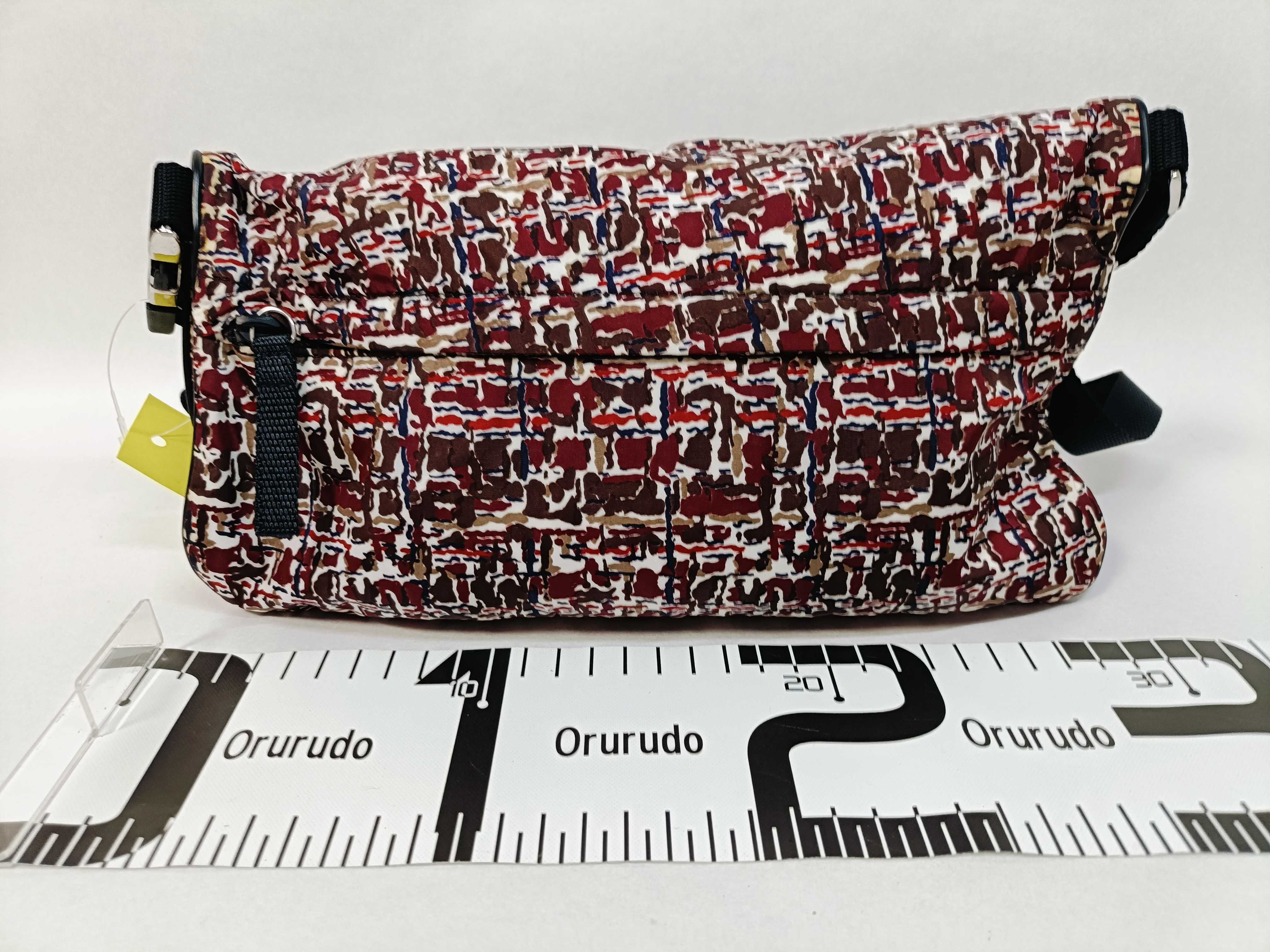 Sporty All-Over Print Shoulder Bag with Rubber Tag — view 2