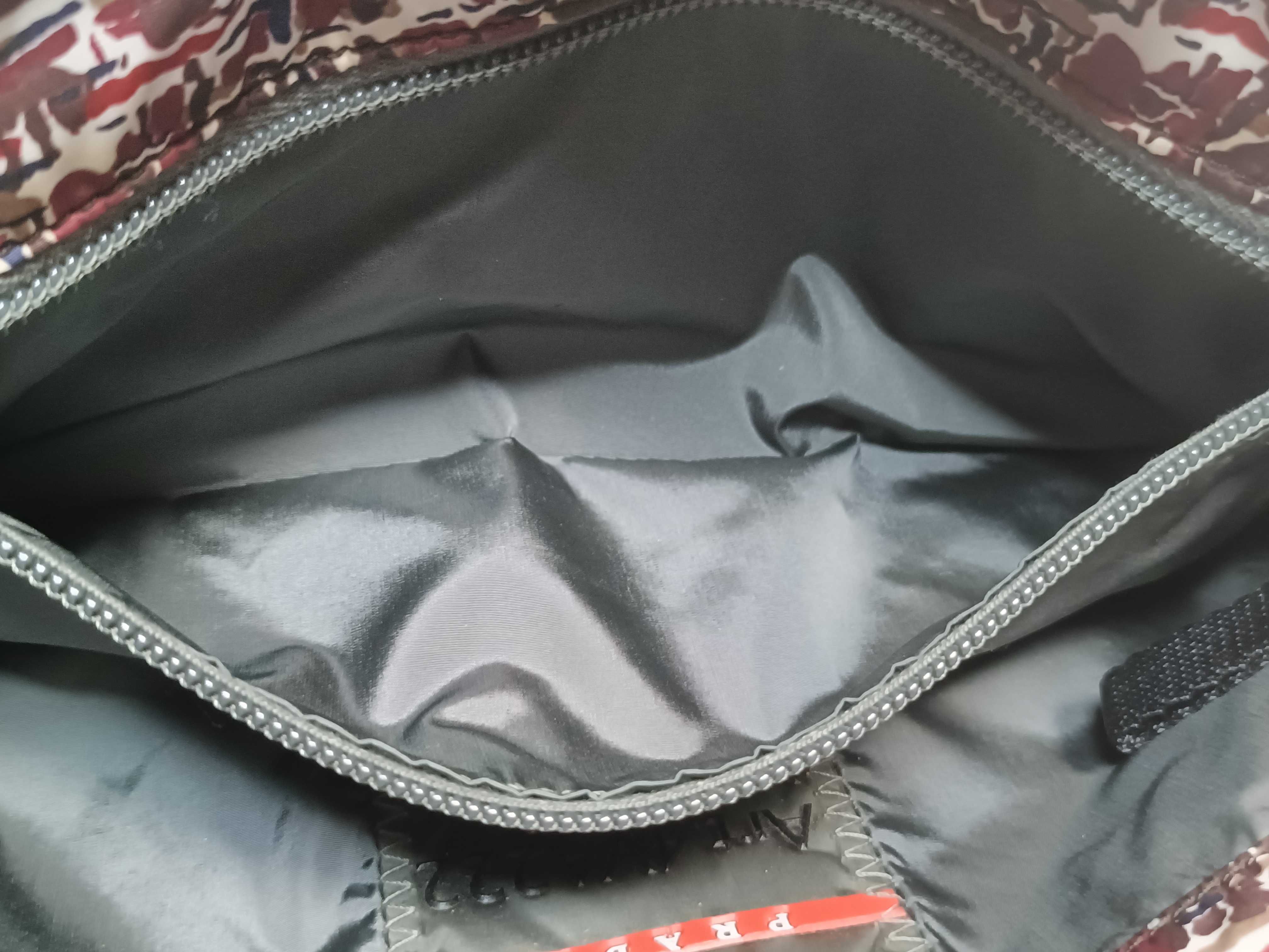 Sporty All-Over Print Shoulder Bag with Rubber Tag — view 13