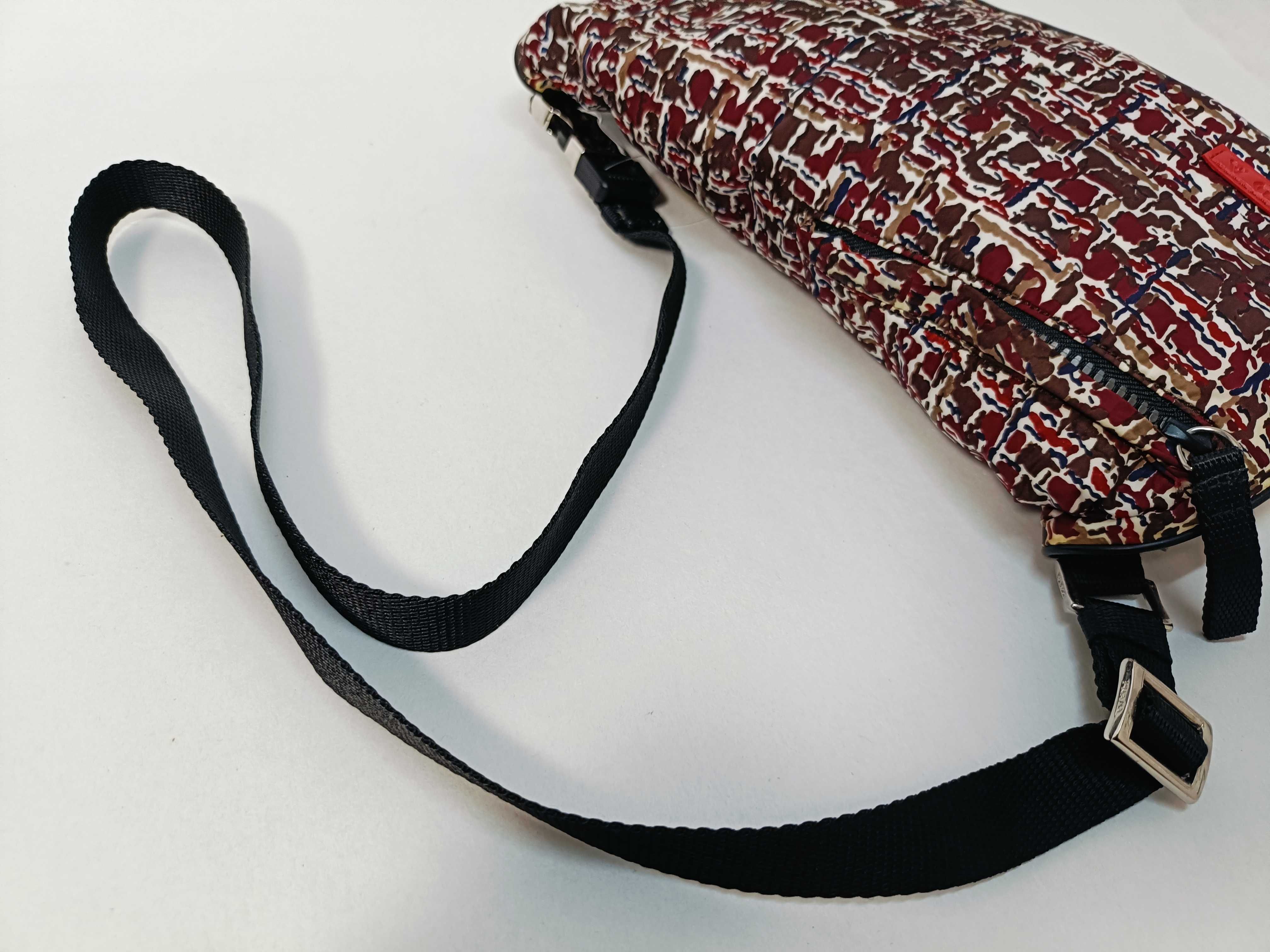 Sporty All-Over Print Shoulder Bag with Rubber Tag — view 3
