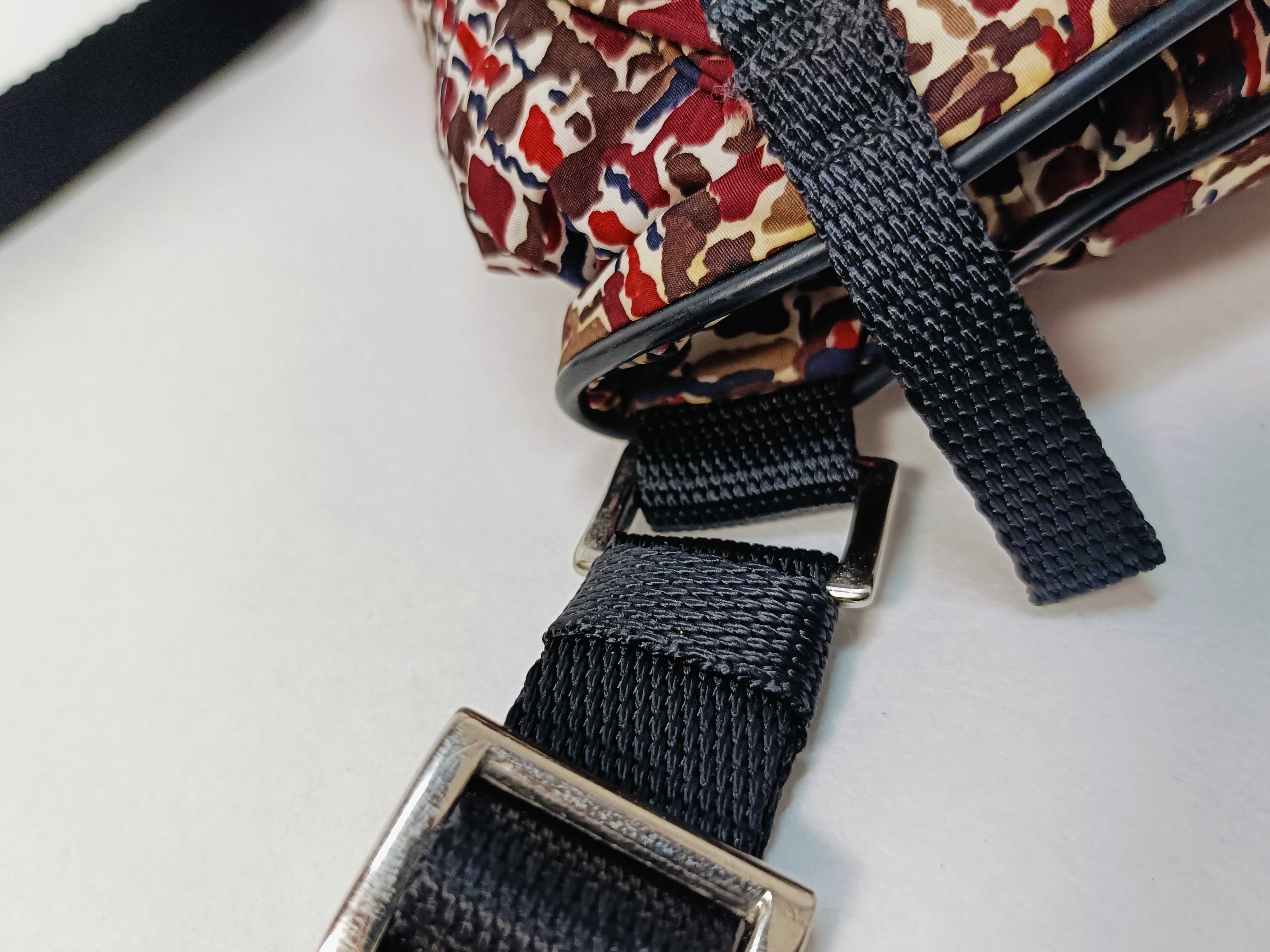 Sporty All-Over Print Shoulder Bag with Rubber Tag — view 5