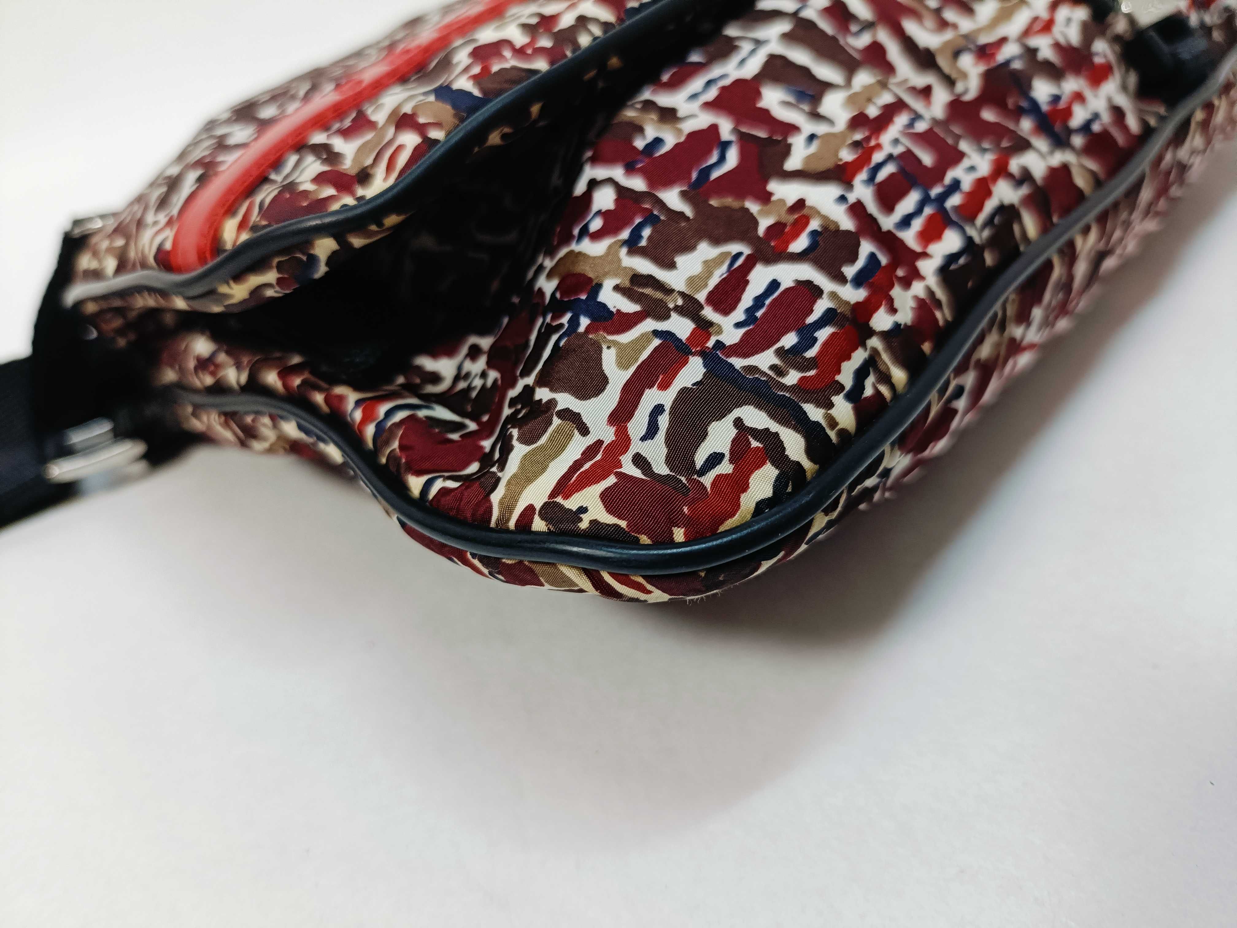 Sporty All-Over Print Shoulder Bag with Rubber Tag — view 6