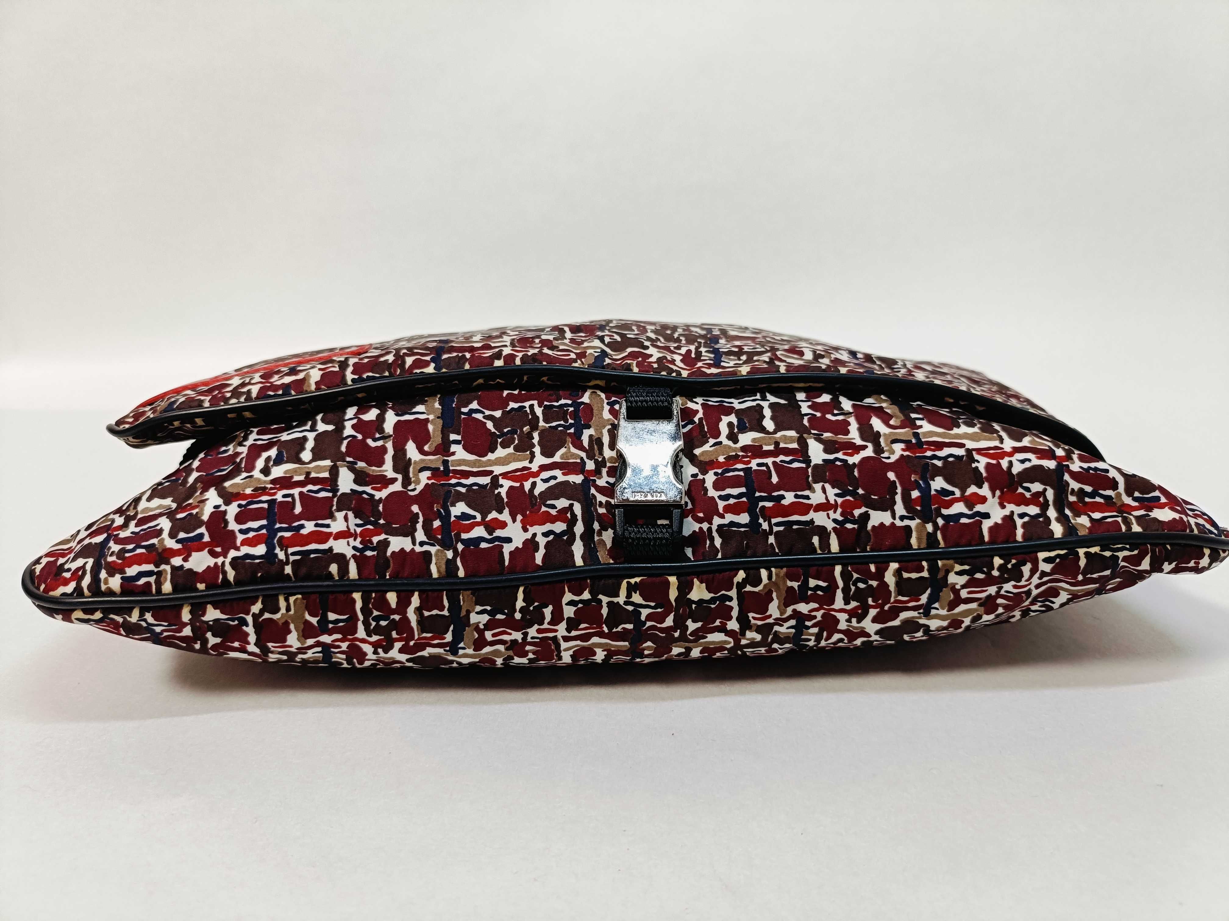 Sporty All-Over Print Shoulder Bag with Rubber Tag — view 7