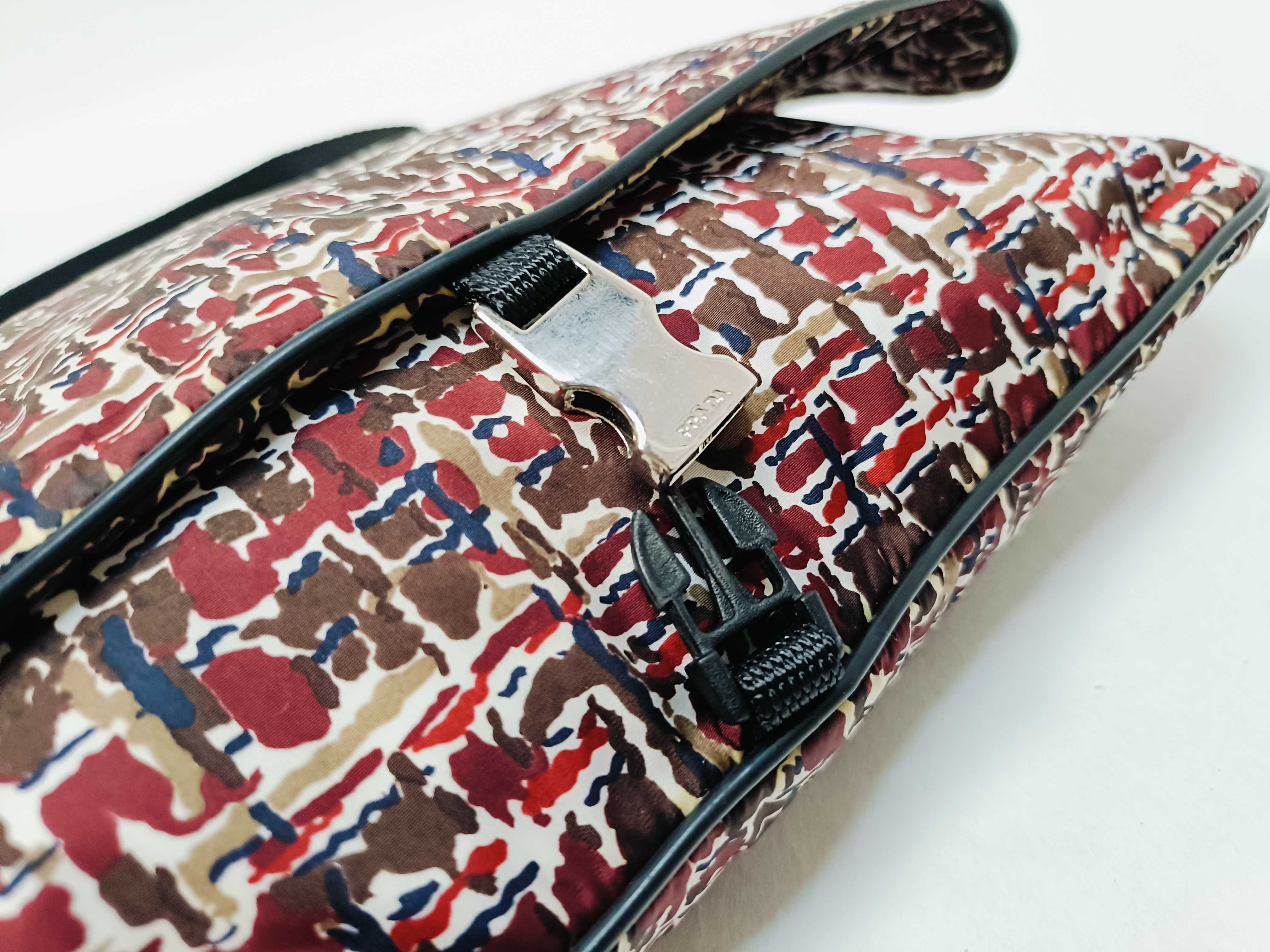 Sporty All-Over Print Shoulder Bag with Rubber Tag — view 8
