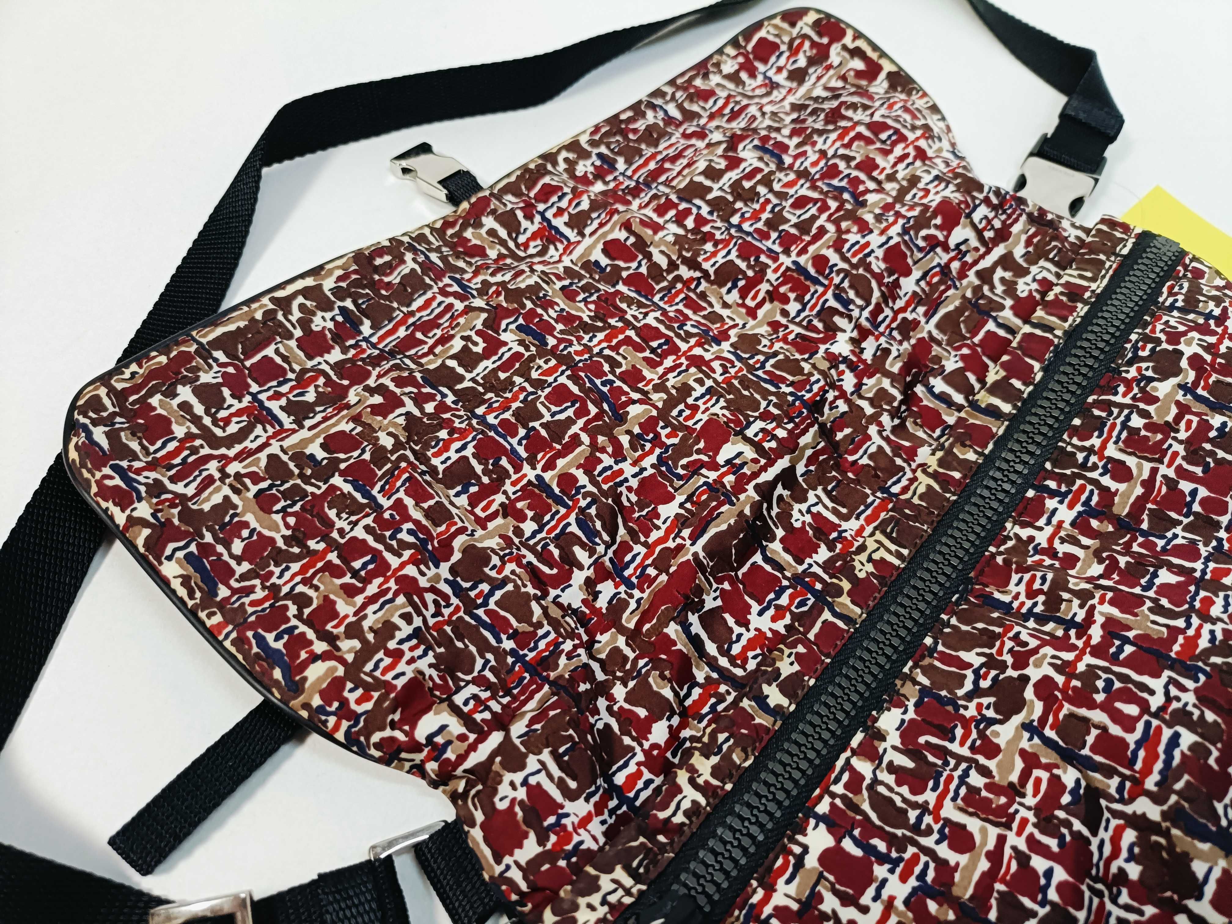Sporty All-Over Print Shoulder Bag with Rubber Tag — view 9