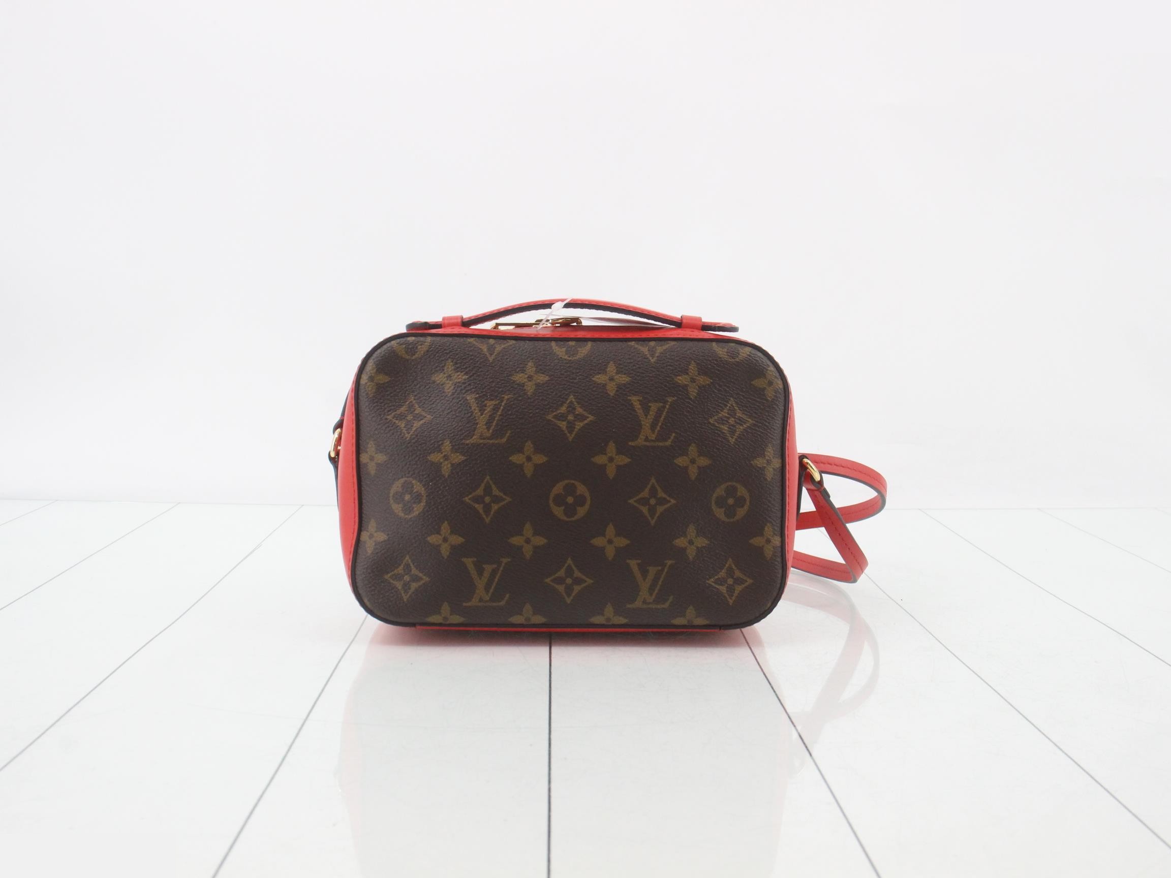 Monogram Saint-Onge Coquelicot Shoulder Bag — view 2