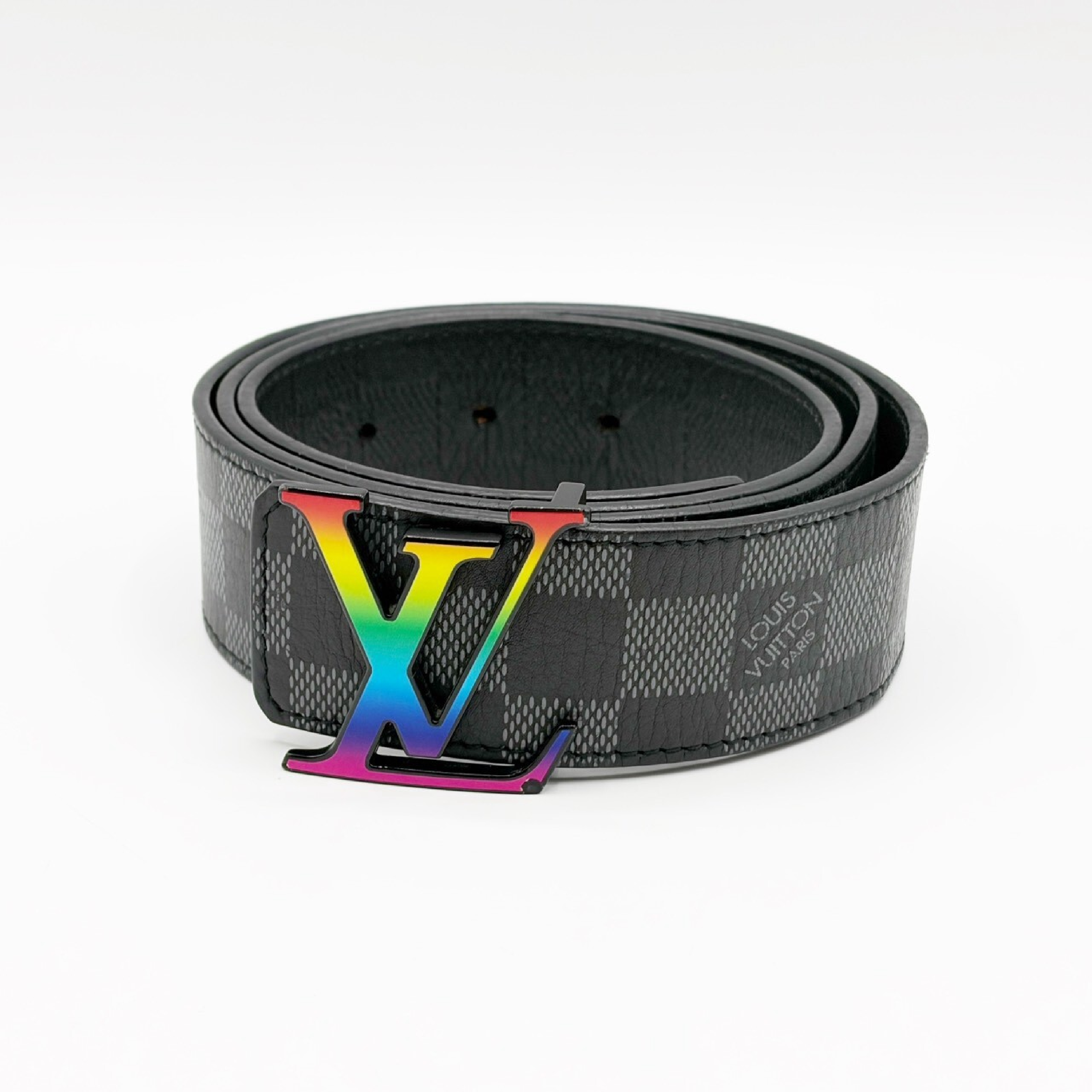 Damier Graphite Ceinture LV Initial Rainbow Belt — view 2