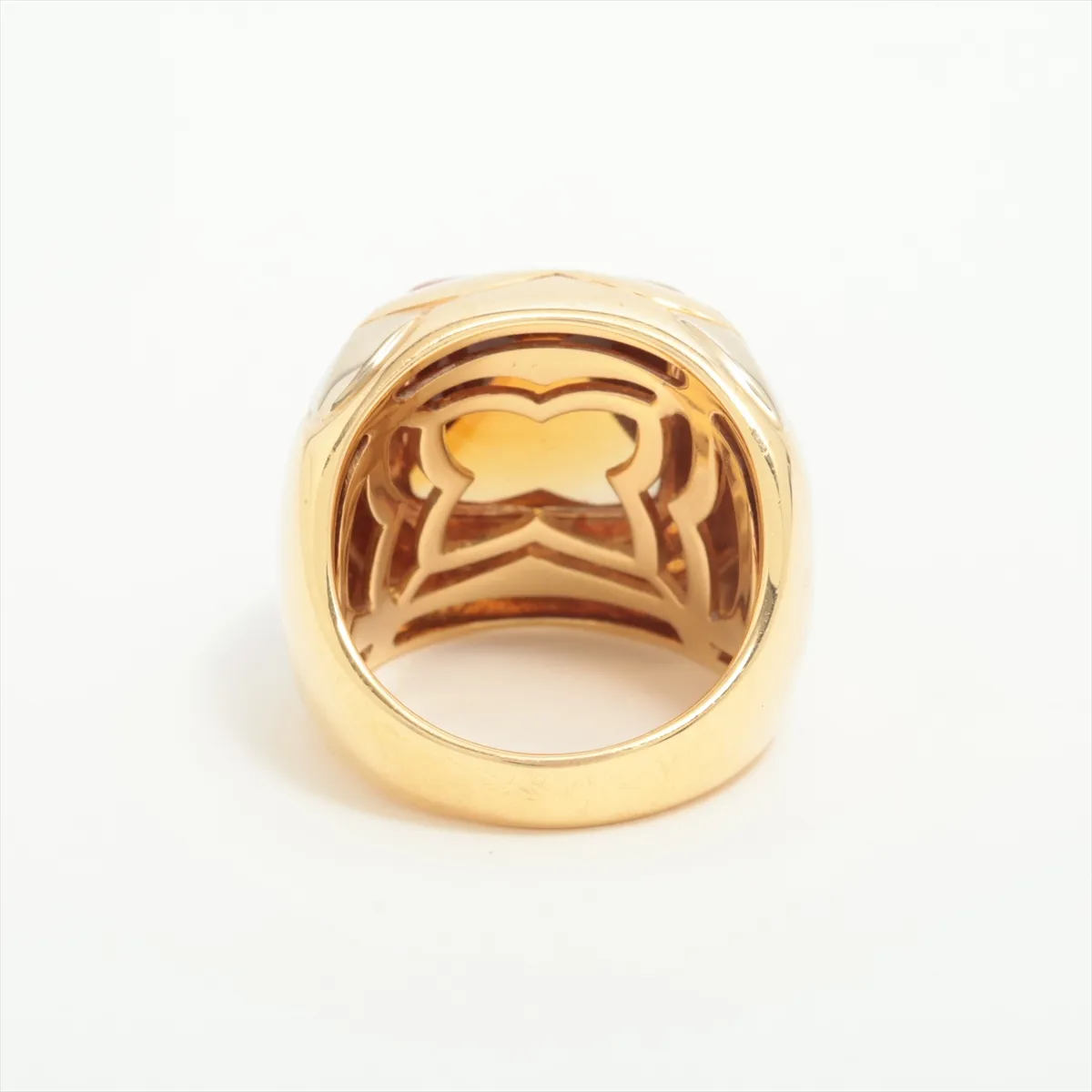 Pyramide Citrine Ring, 750 (Yellow Gold), 16.2g. — view 2