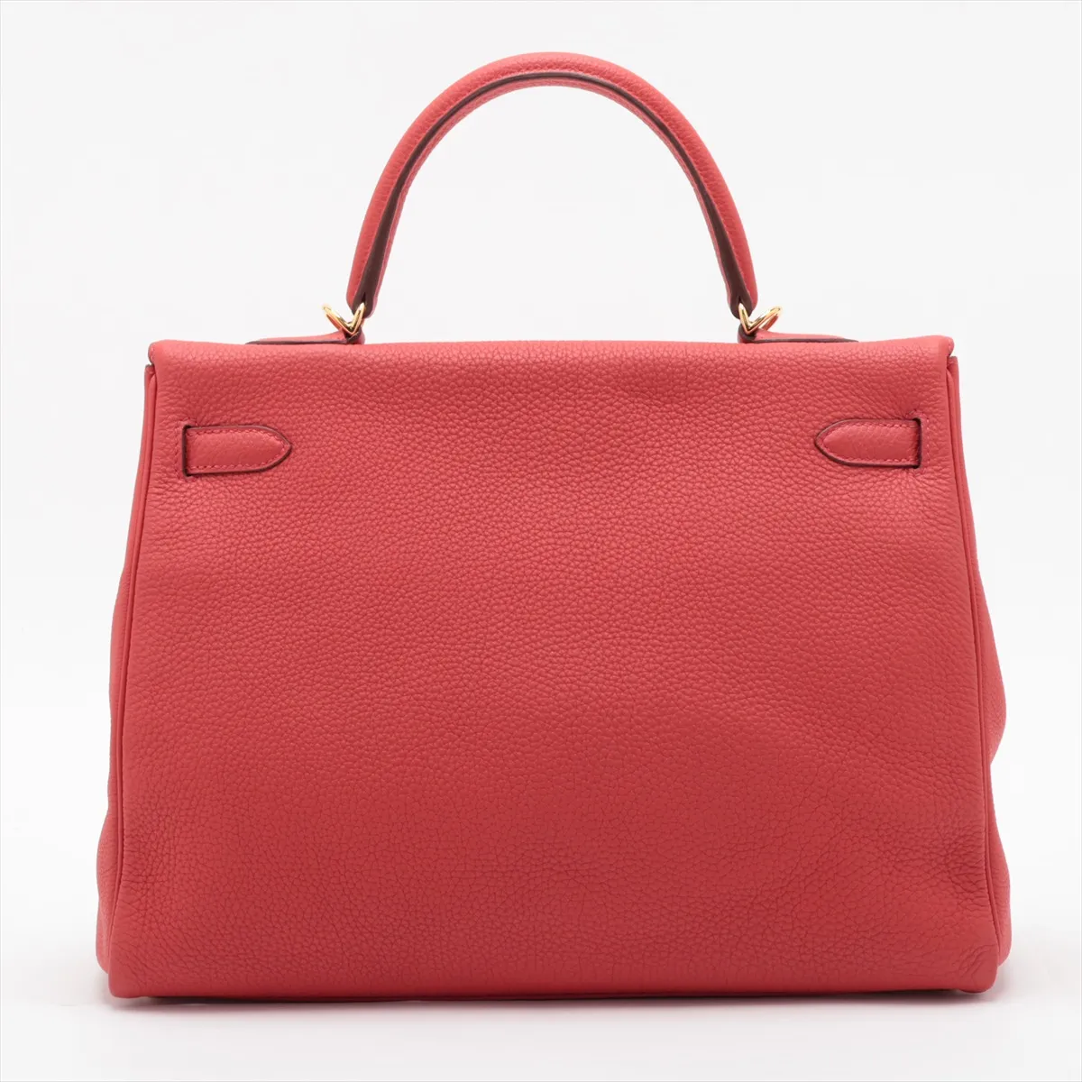 [Individually packaged] Hermes Kelly 35 Letournée Togo Rouge Casaque Gold Hardware T: 2015 — view 2