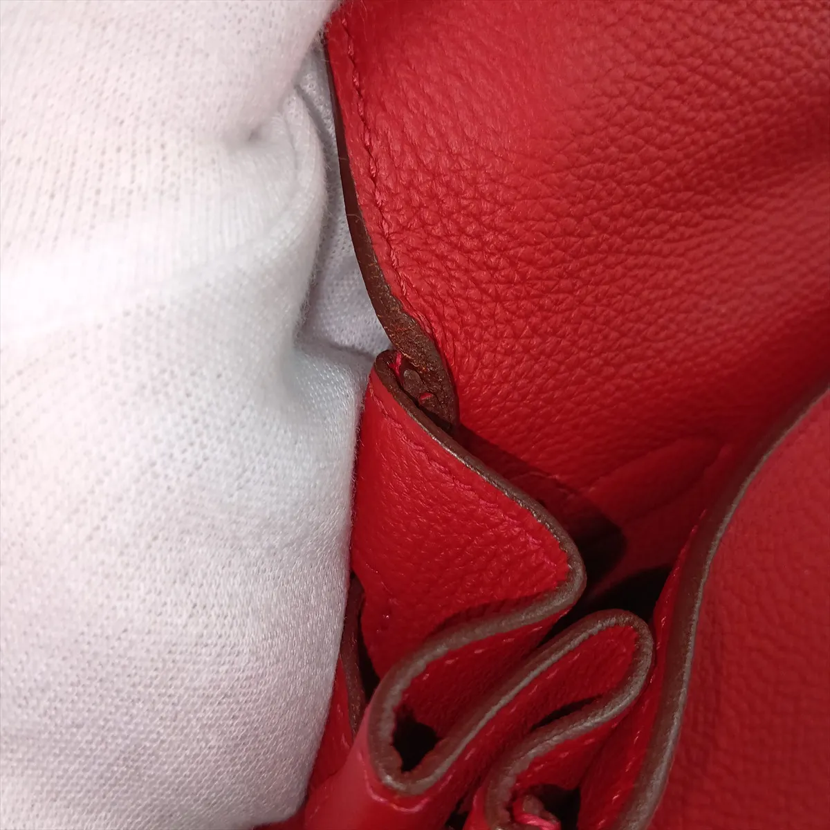 [Individually packaged] Hermes Kelly 35 Letournée Togo Rouge Casaque Gold Hardware T: 2015 — view 14