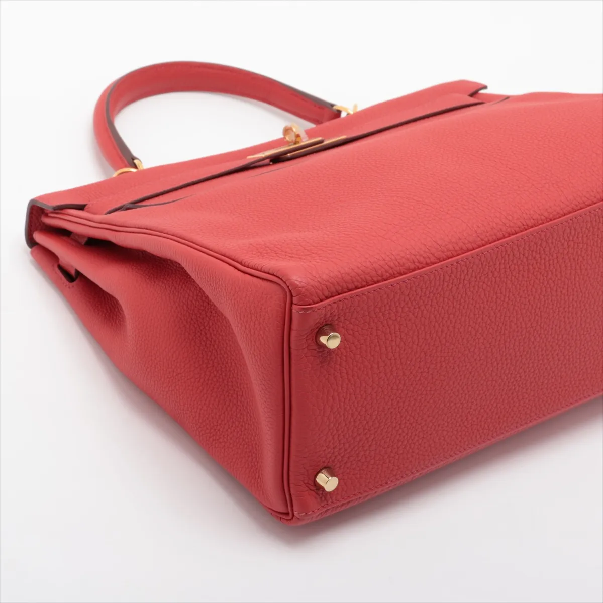[Individually packaged] Hermes Kelly 35 Letournée Togo Rouge Casaque Gold Hardware T: 2015 — view 4