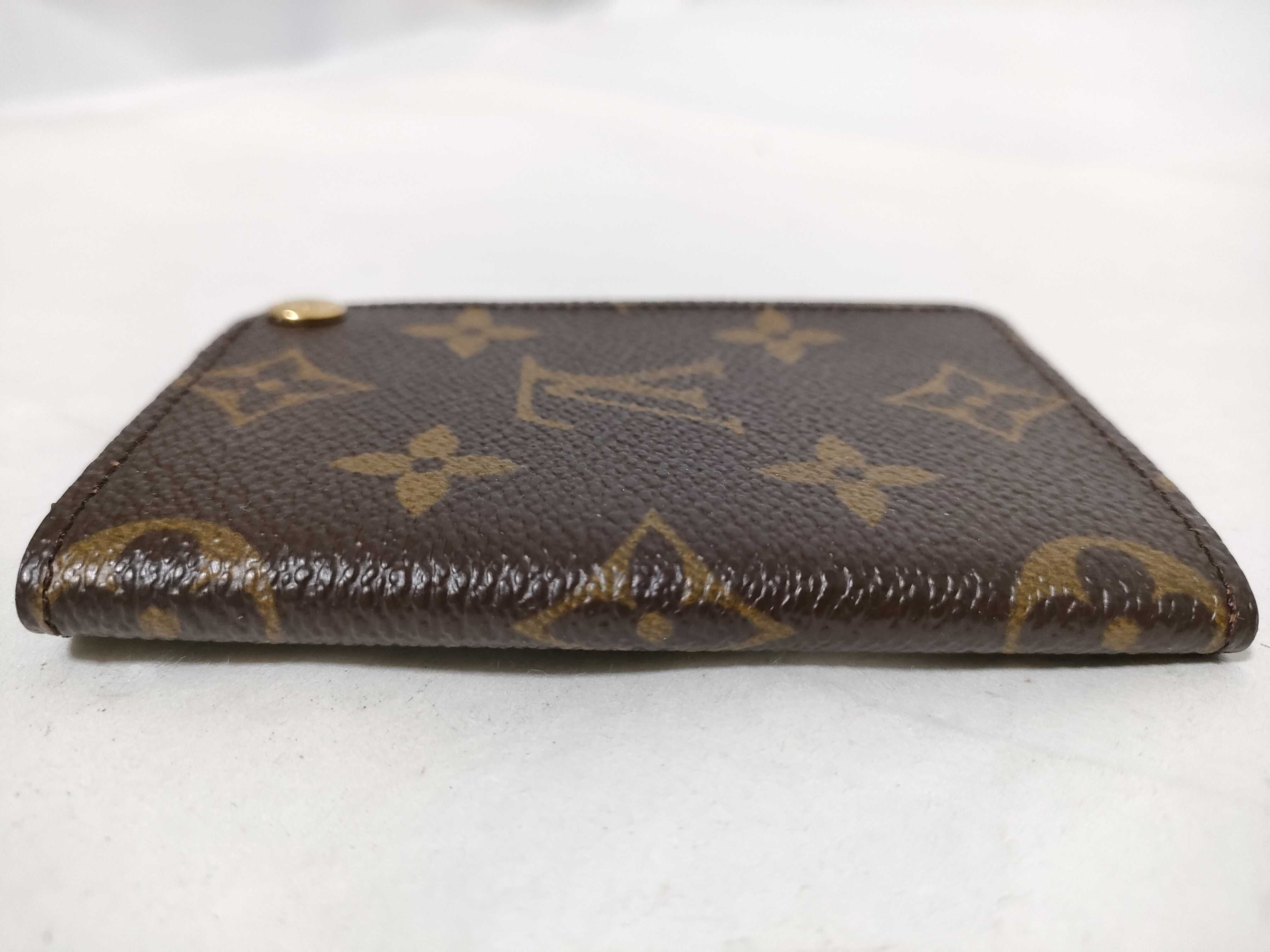 Monogram Portecarte Credit Pression M60937 Card Case (Card Case/Pass Case/Business Card Holder) — view 4