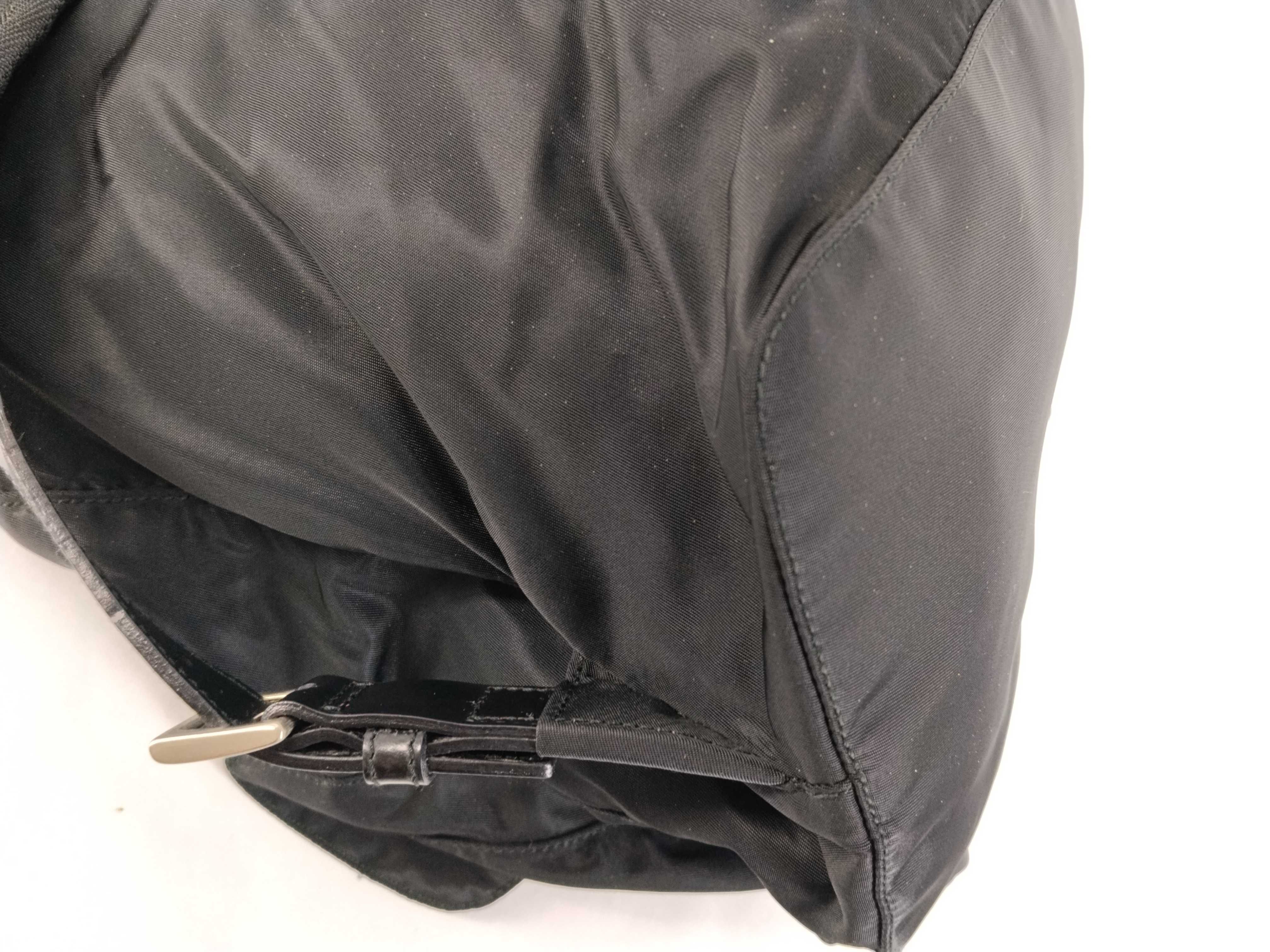 nylon backpack, black backpack. — view 6