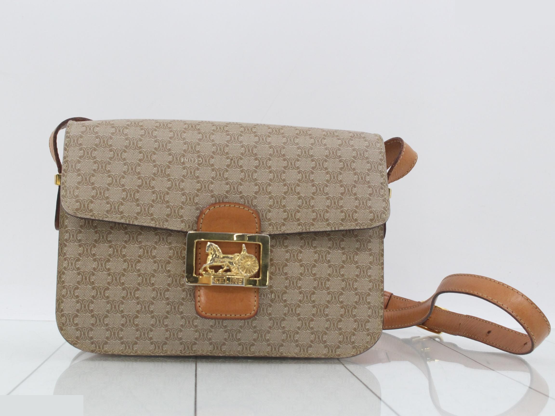 Macadam Carriage Hardware Shoulder Bag