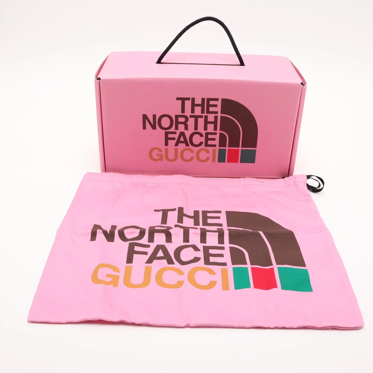 x The North Face 650299 Nylon x Leather Body Bag, Multicolor — view 8