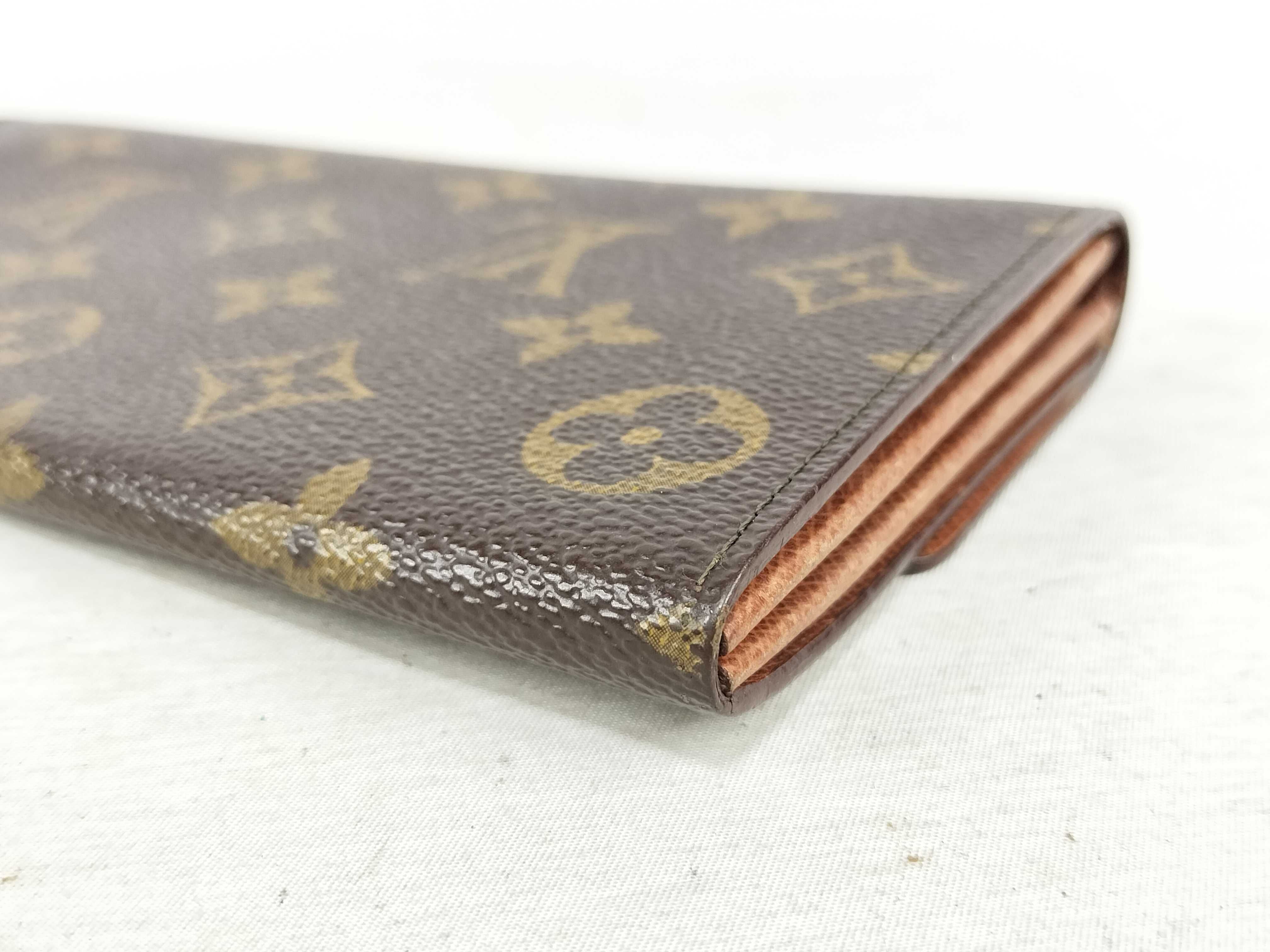 Monogram Louis Vuitton Monogram Portefeuille Sarah Long Wallet — view 4