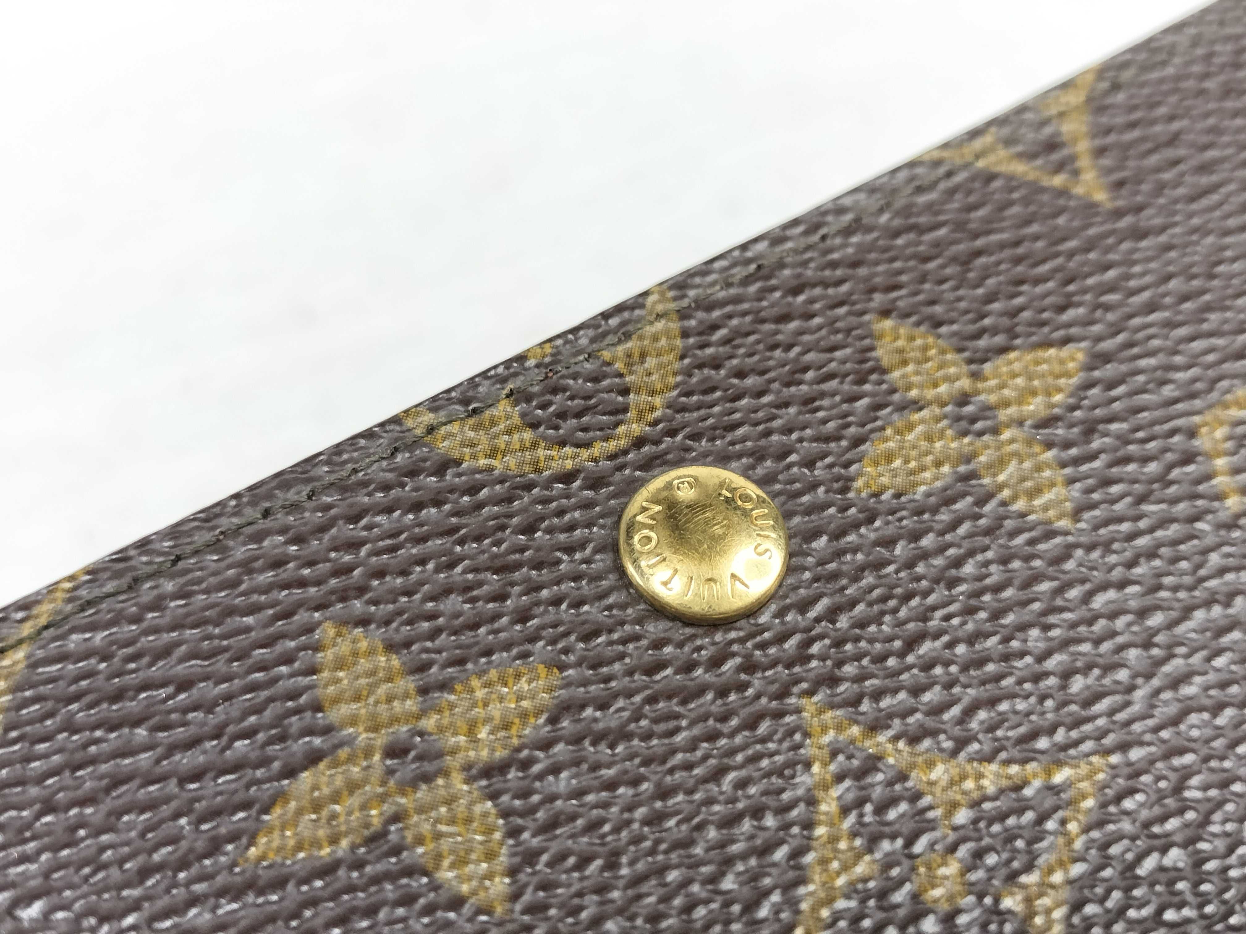 Monogram Louis Vuitton Monogram Portefeuille Sarah Long Wallet — view 7