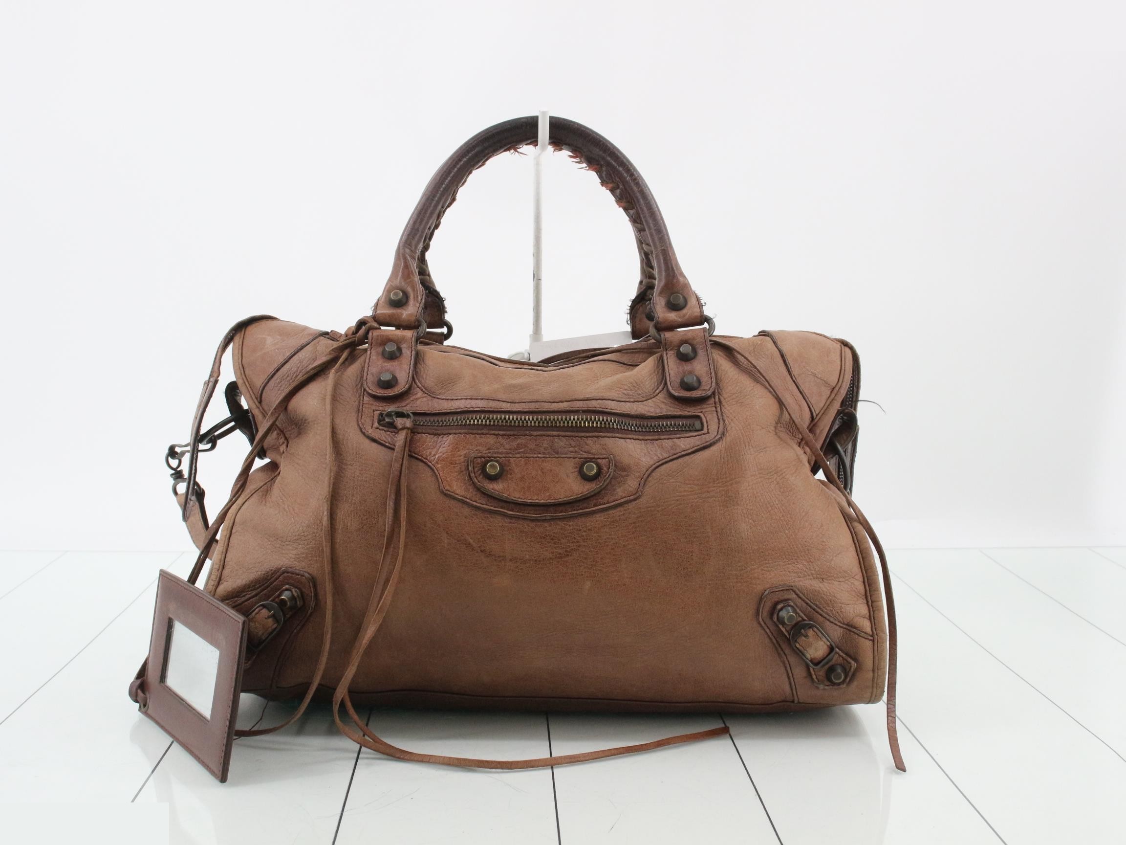 The City 2-Way Bag with Shoulder Strap, Brown