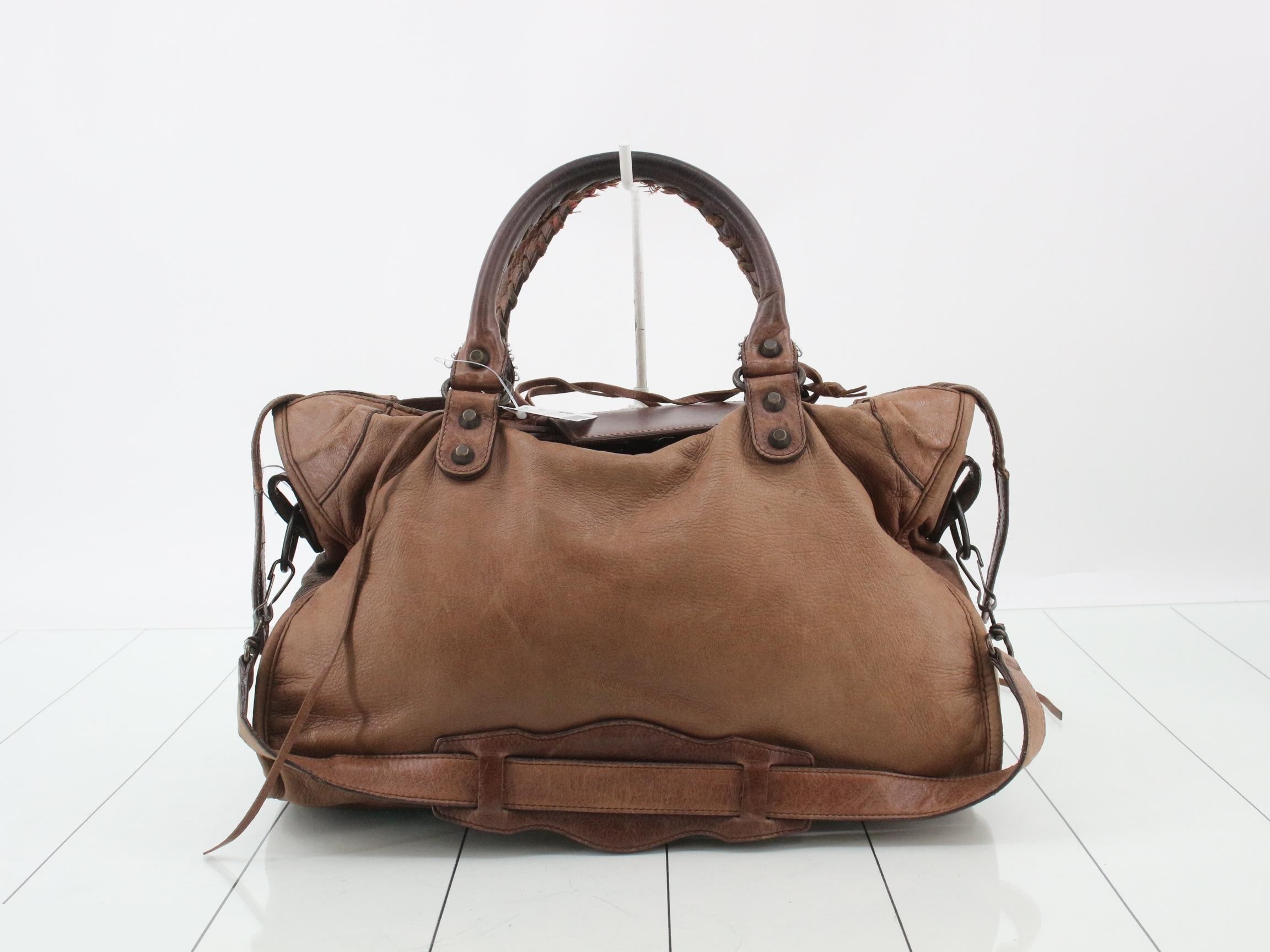The City 2-Way Bag with Shoulder Strap, Brown — view 2
