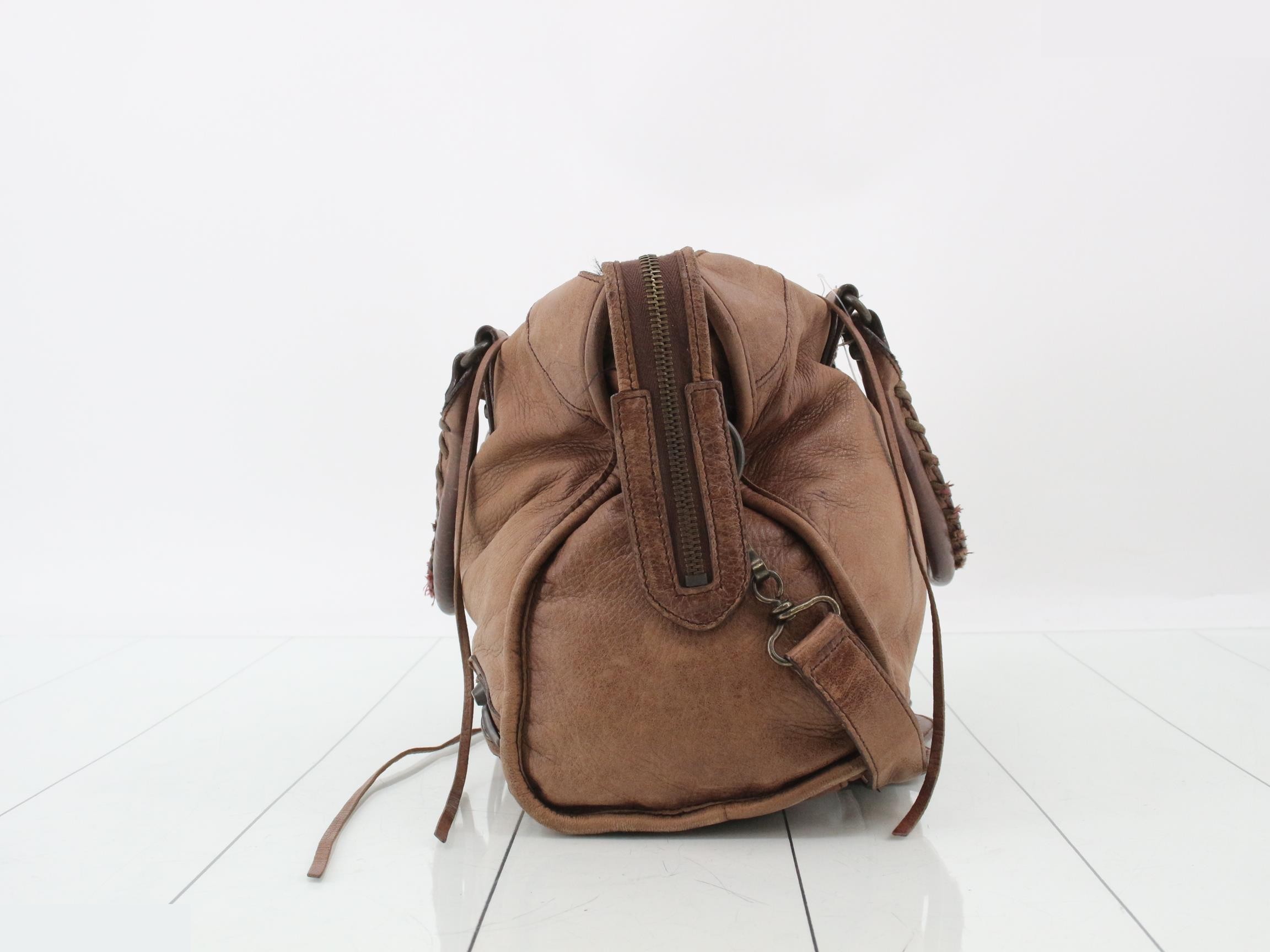 The City 2-Way Bag with Shoulder Strap, Brown — view 3