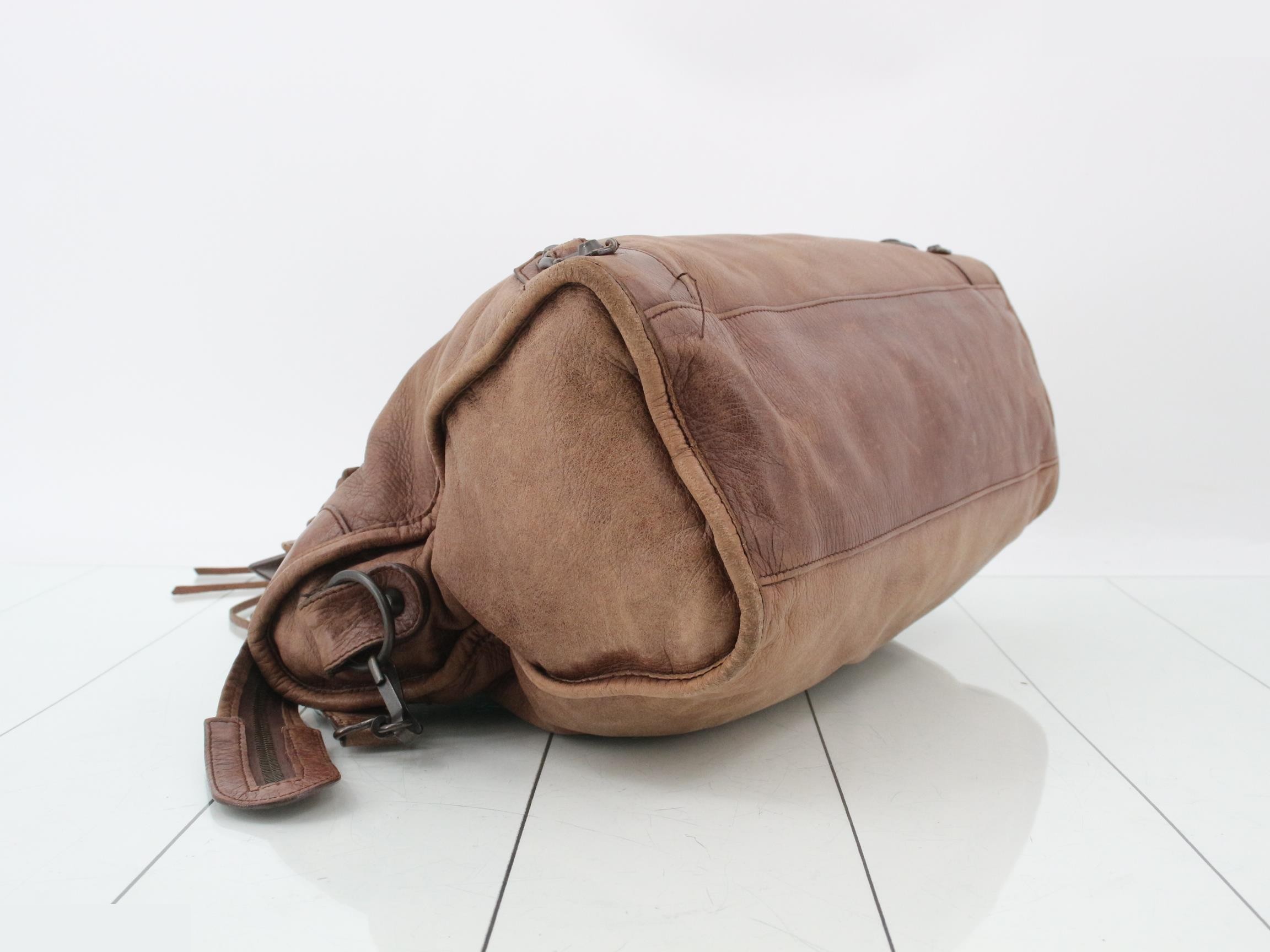 The City 2-Way Bag with Shoulder Strap, Brown — view 5